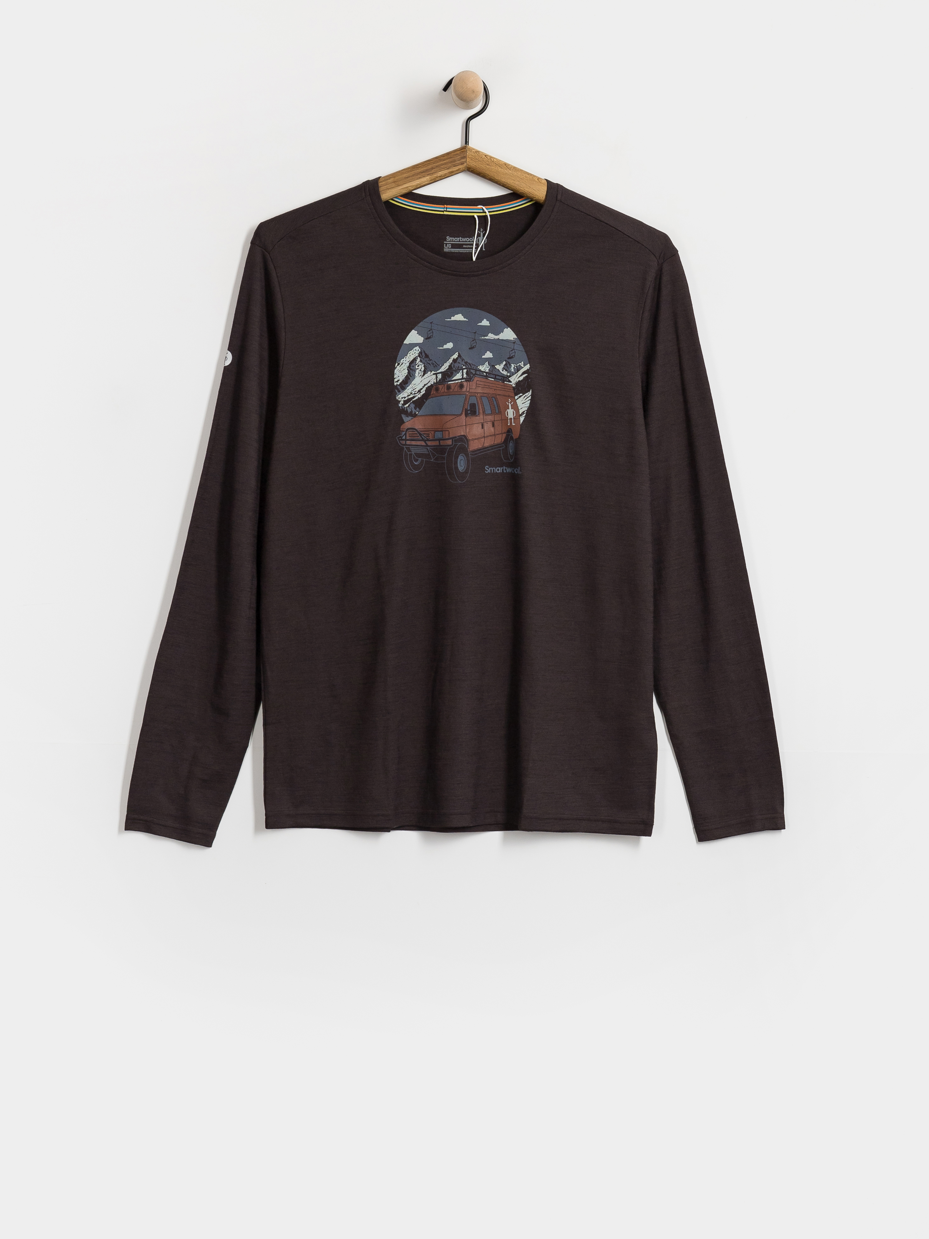 Longsleeve Smartwool First Chair Pursuit (mink heather)