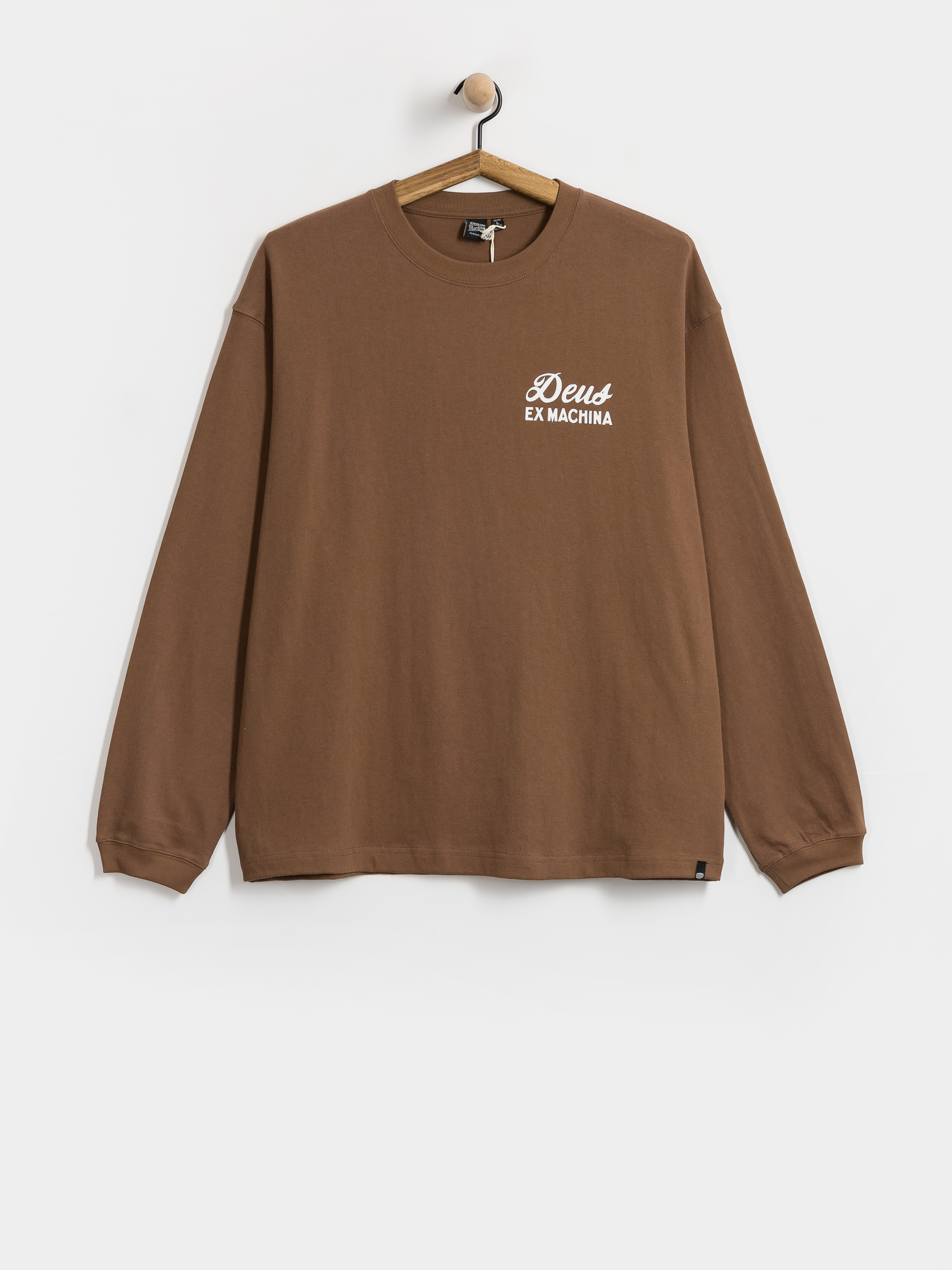 Longsleeve Deus Ex Machina Harajuku Sign (bison brown)