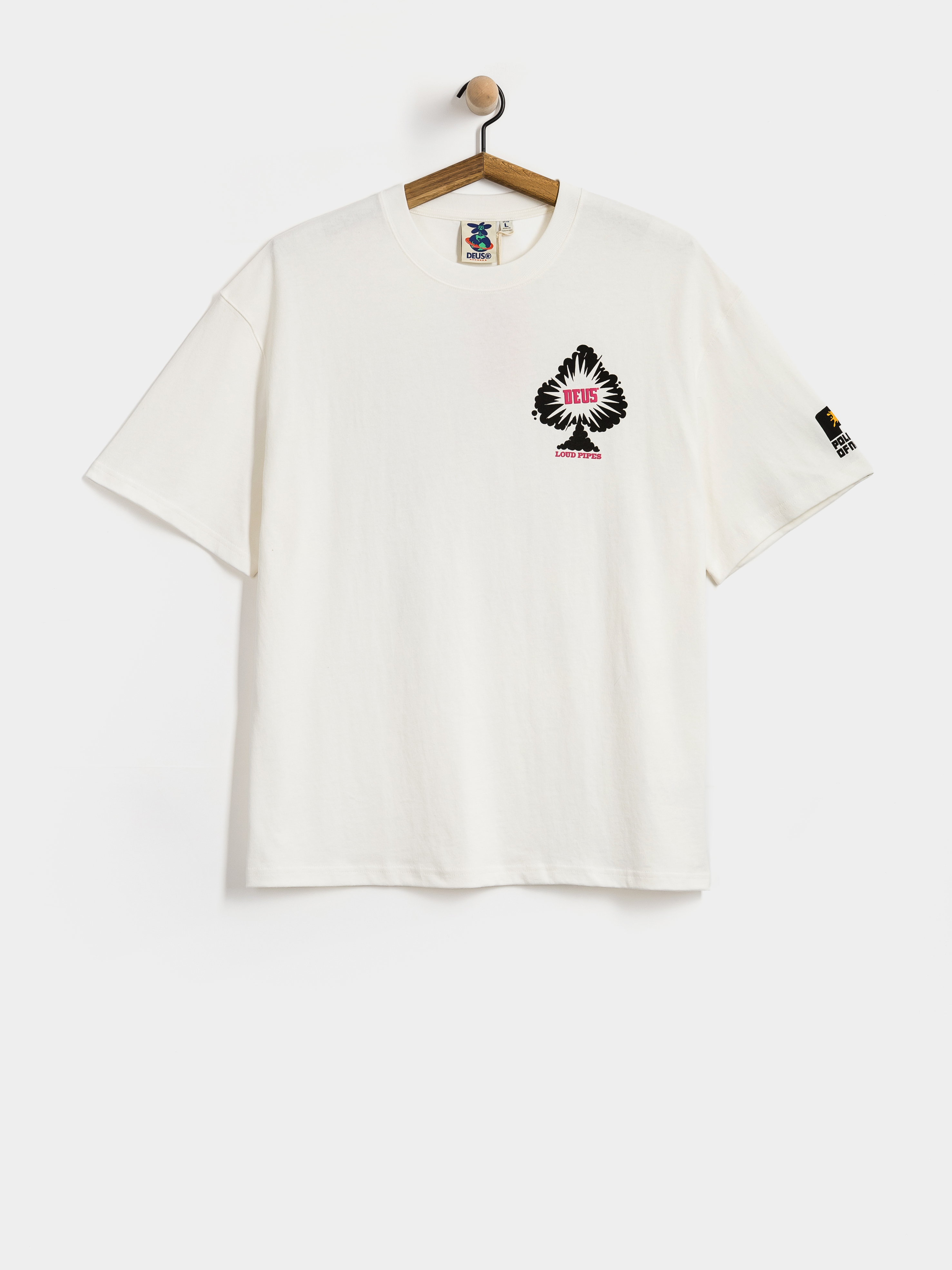 Tricou Deus Ex Machina Turpentine Os (vintage white)