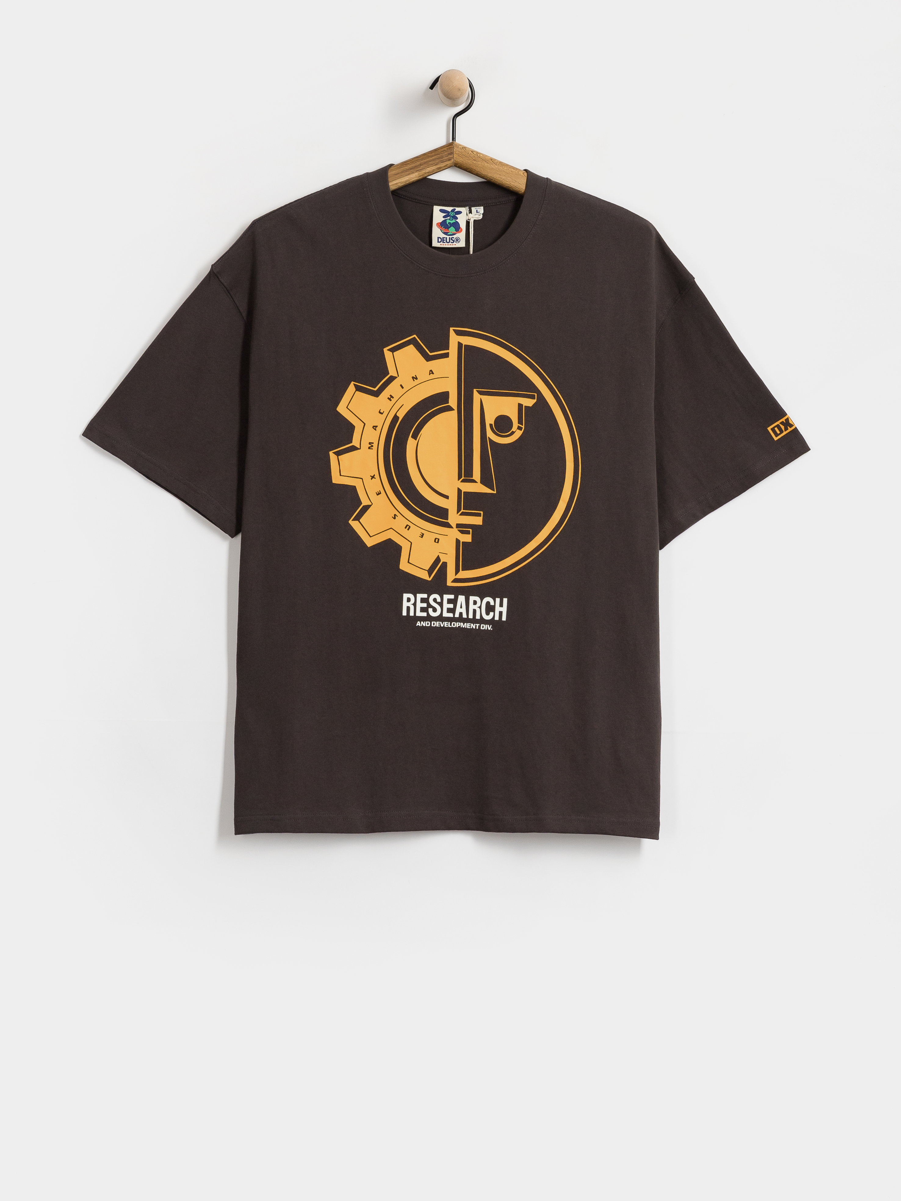 Tricou Deus Ex Machina Utility Os (anthracite grey)