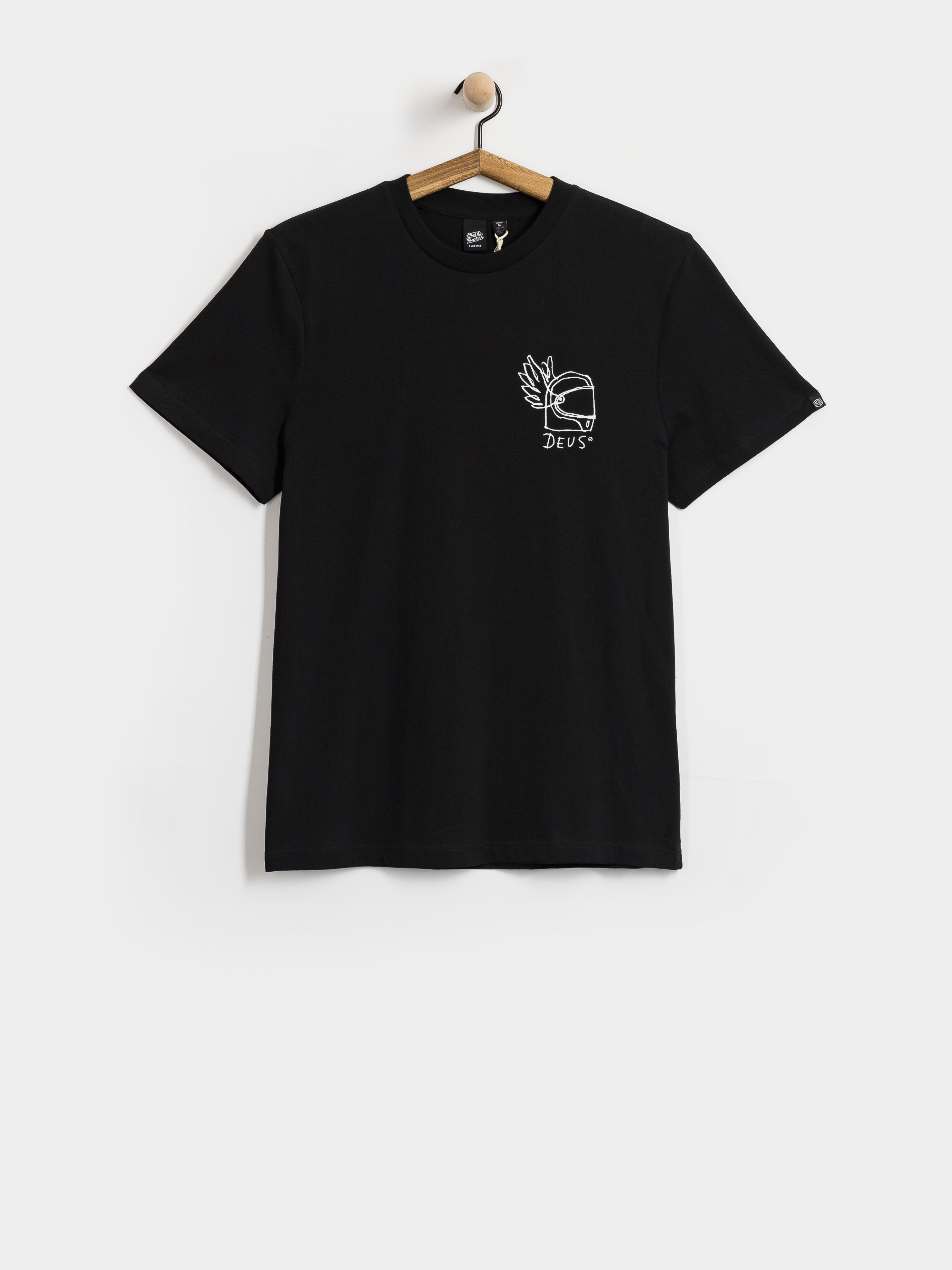 Tricou Deus Ex Machina Harajuku Helmet (black)