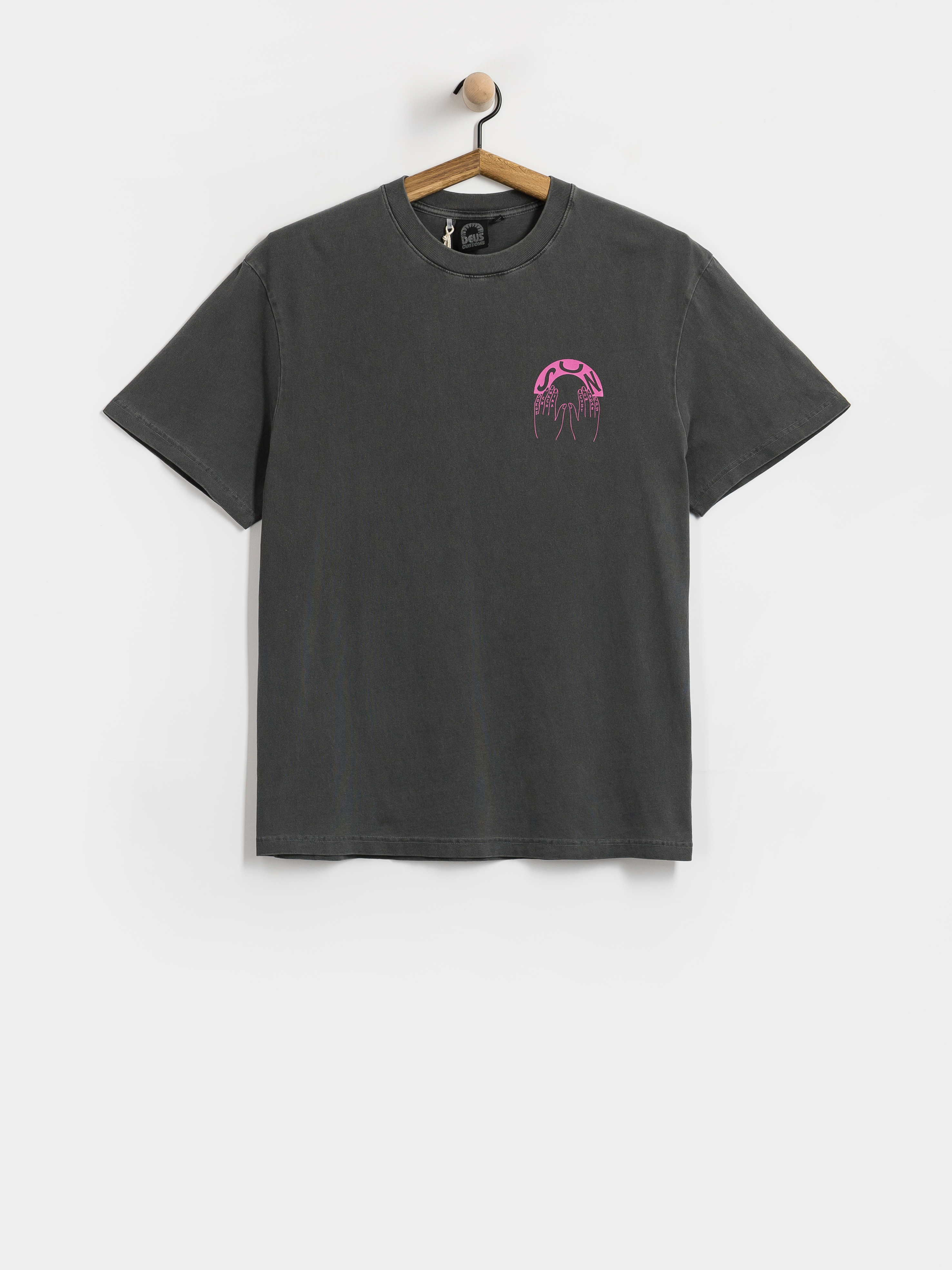 Tricou Deus Ex Machina Catchin Rays (anthracite grey)
