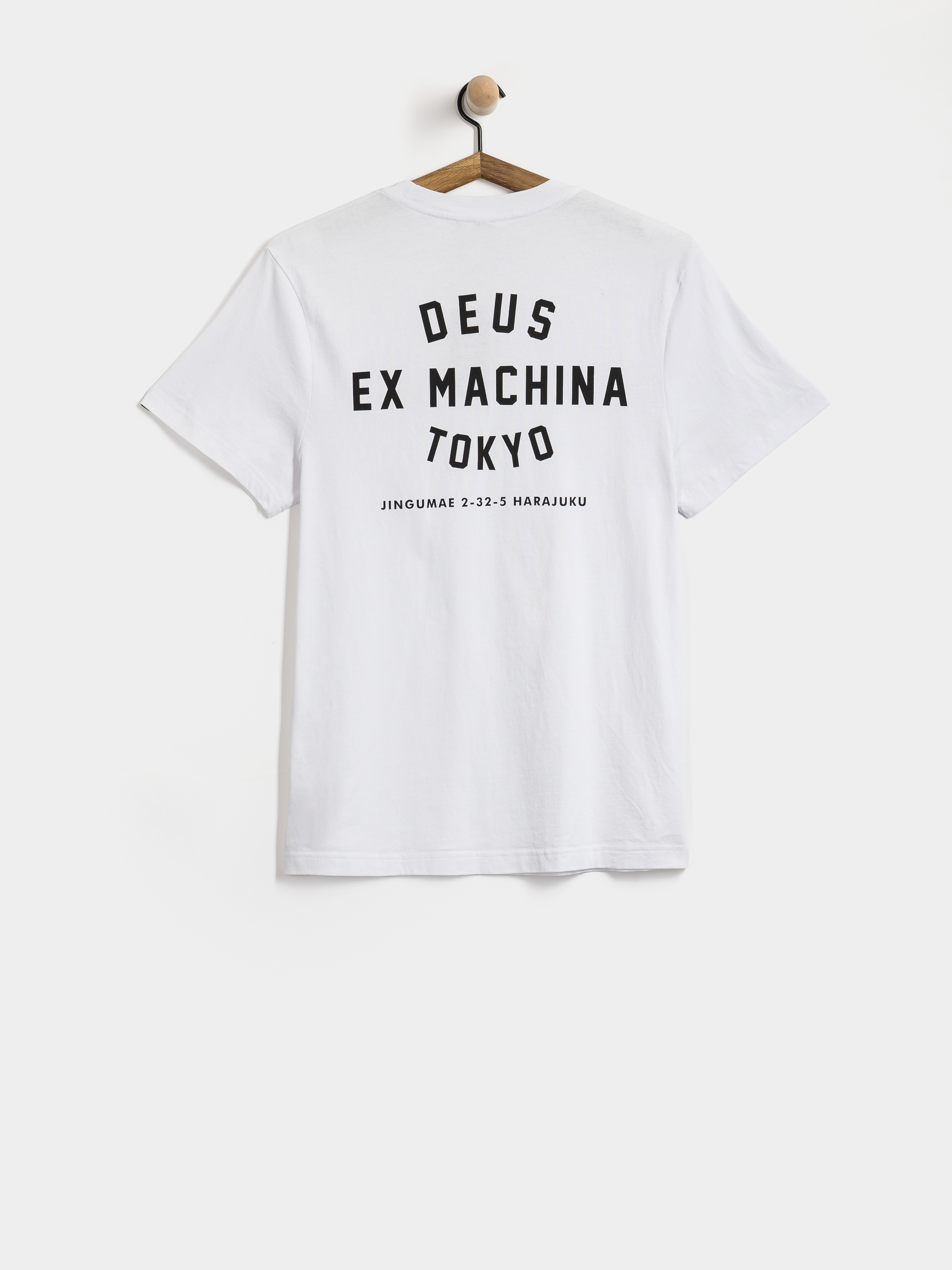 Tricou Deus Ex Machina Harajuku Helmet (white)