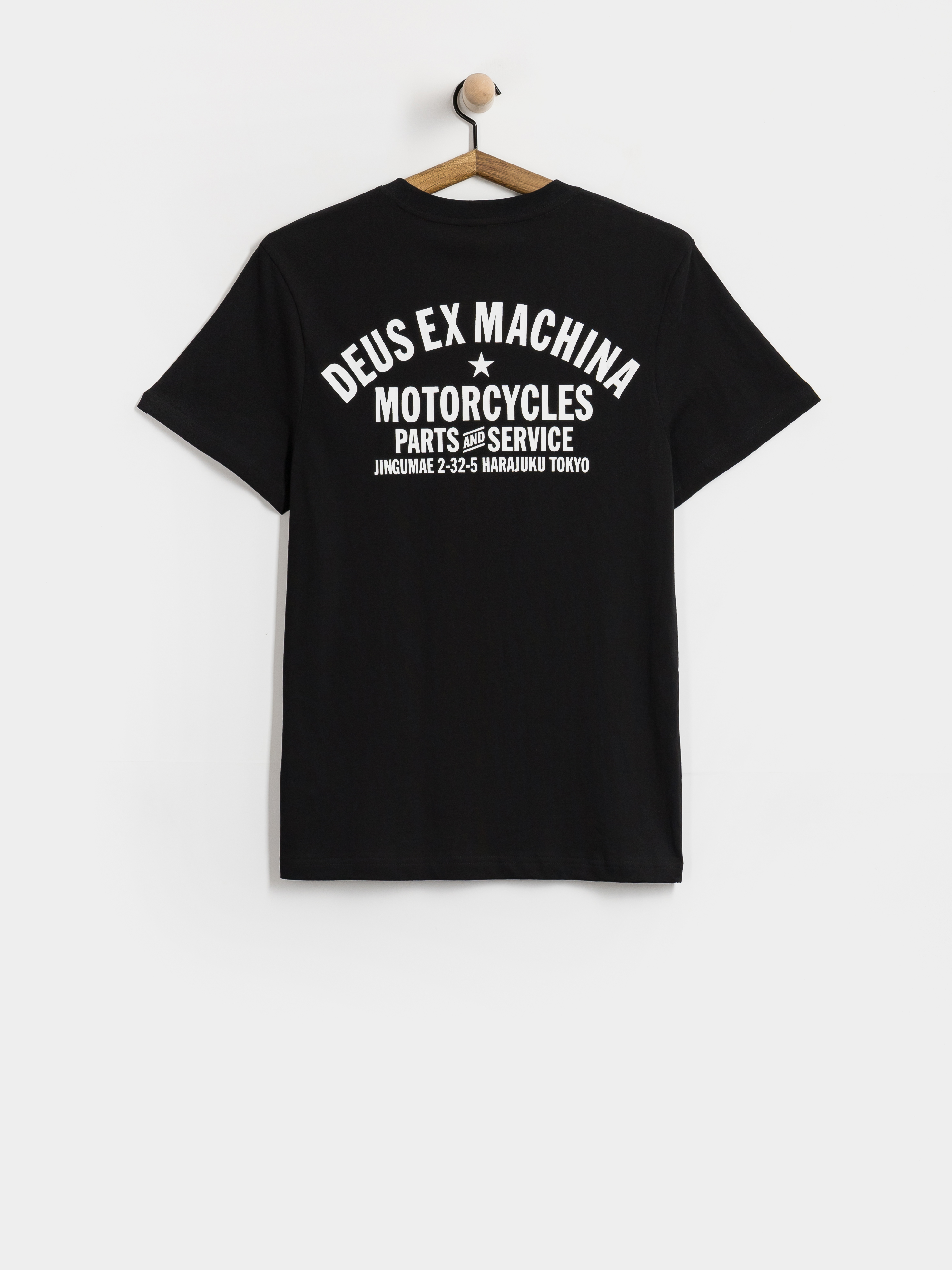 Tricou Deus Ex Machina Harajuku Address (black)