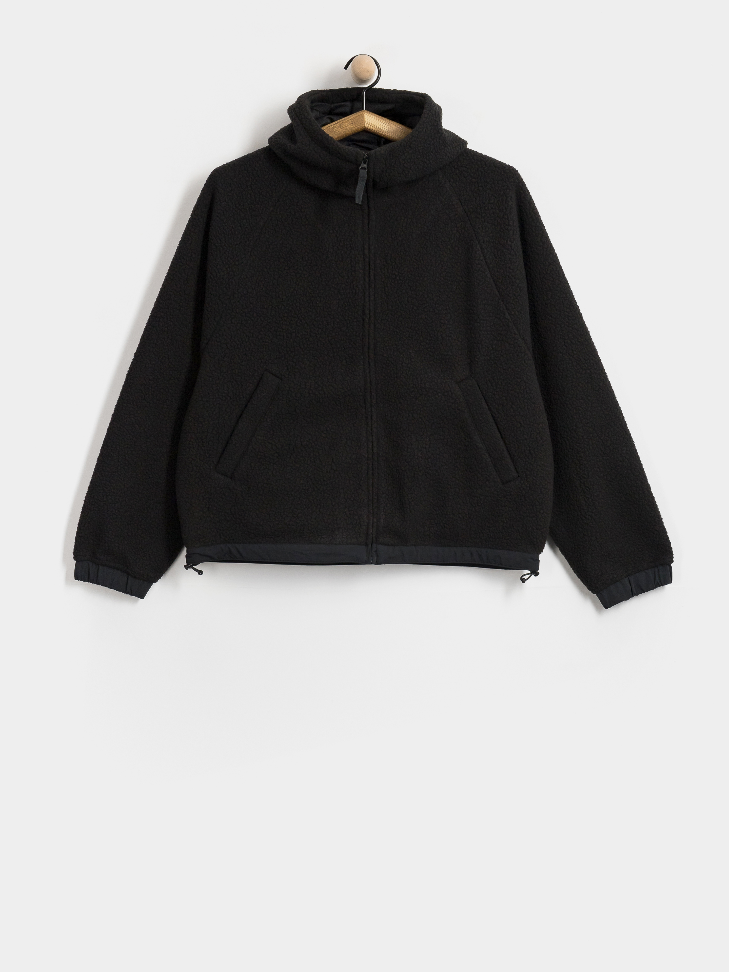 Hanorac din fleece Carhartt WIP Hooded Limn C Wmn (black/flint)