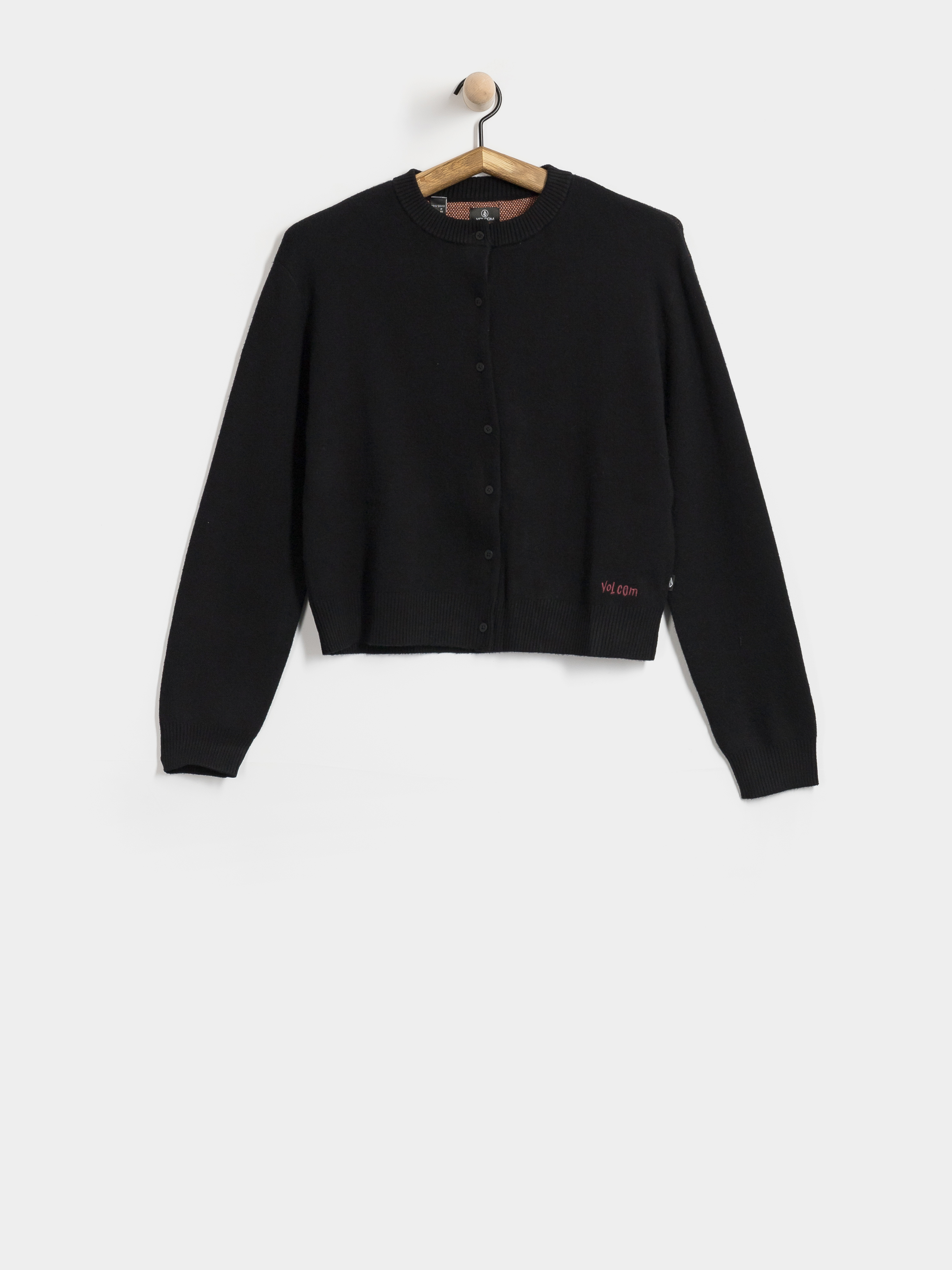 Hanorac Volcom Fa Ozzy Cardigan Wmn (black)