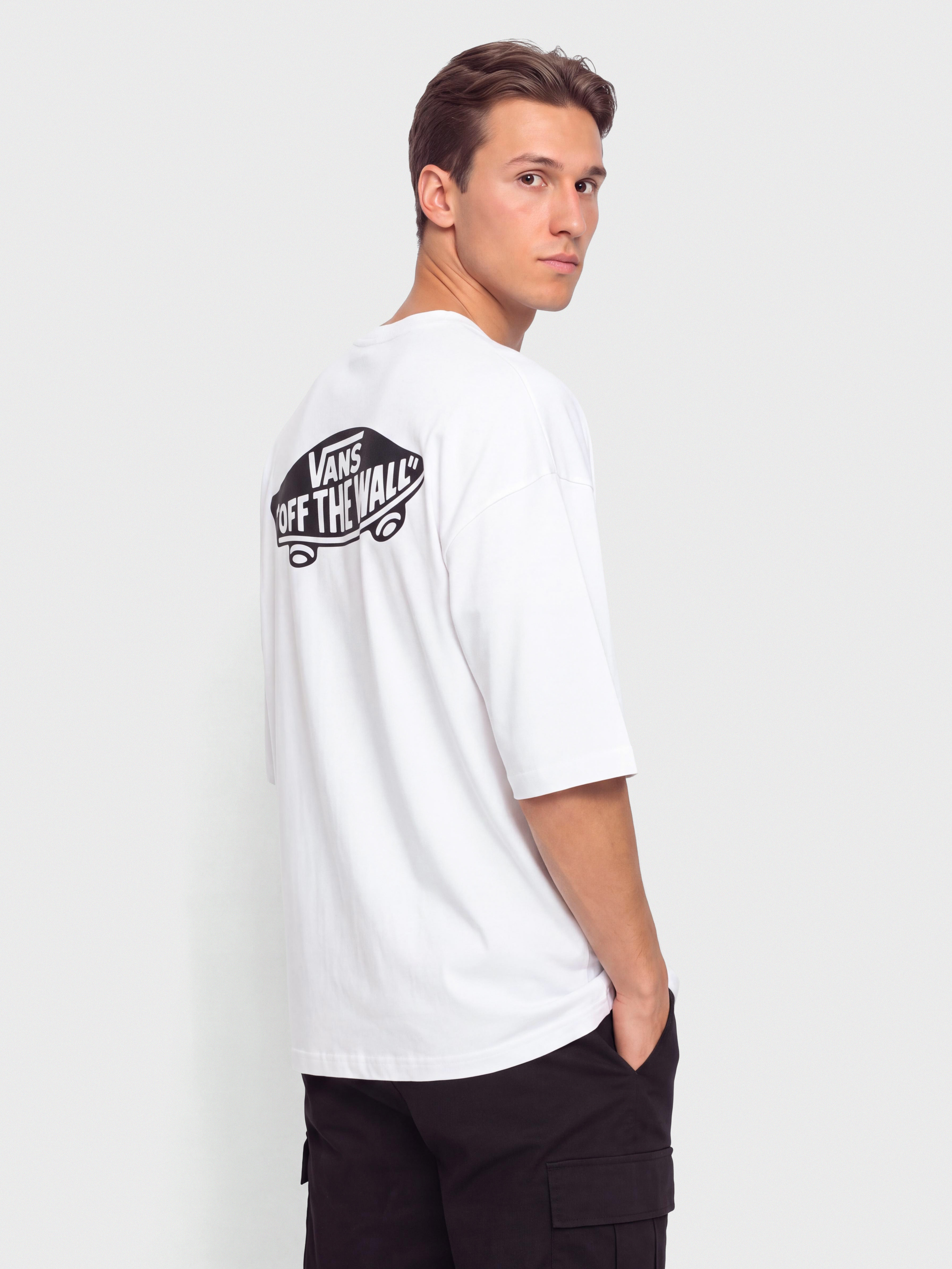 Tricou Vans Style 76 II Loose (white/black)