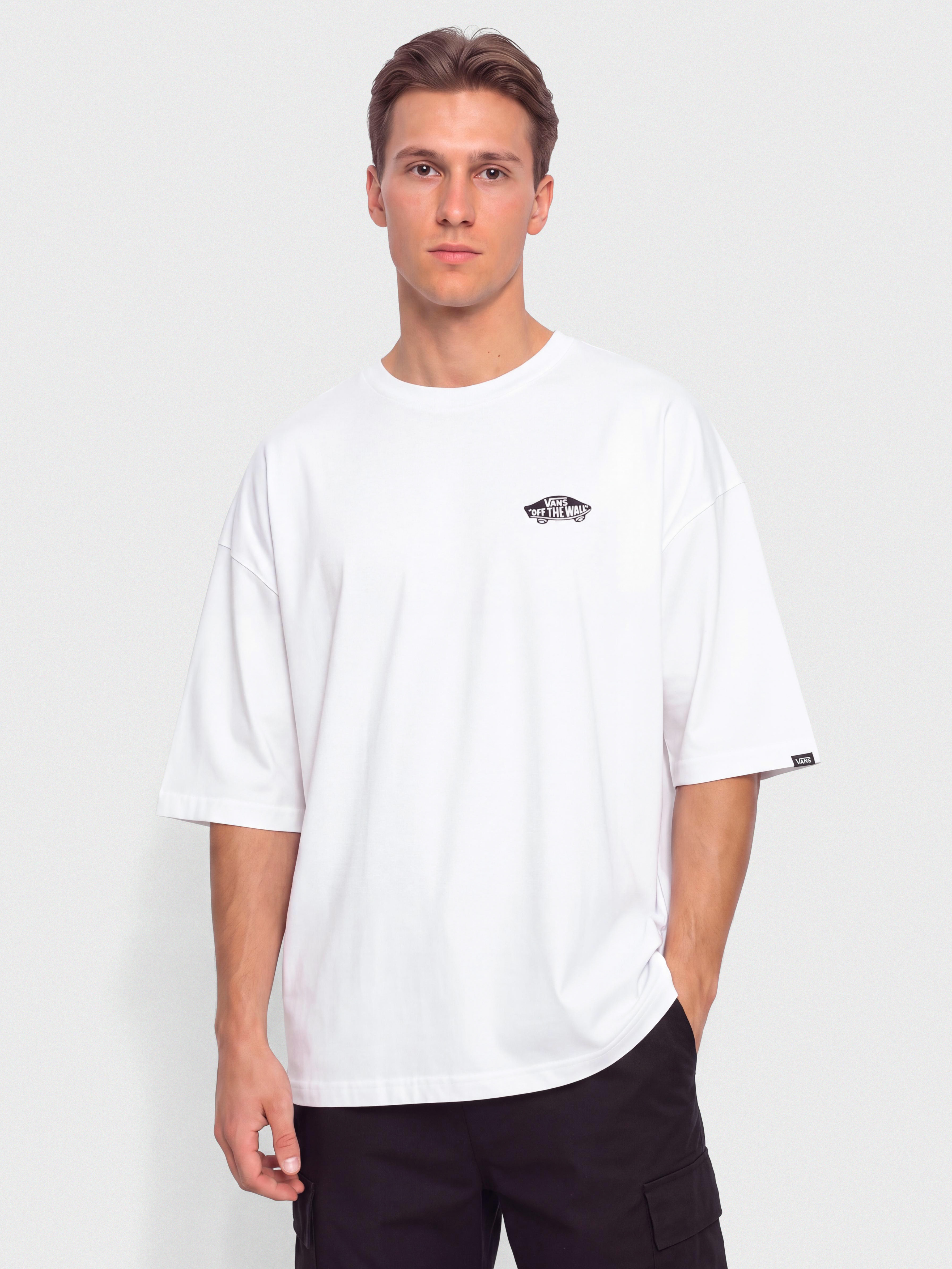 Tricou Vans Style 76 II Loose (white/black)