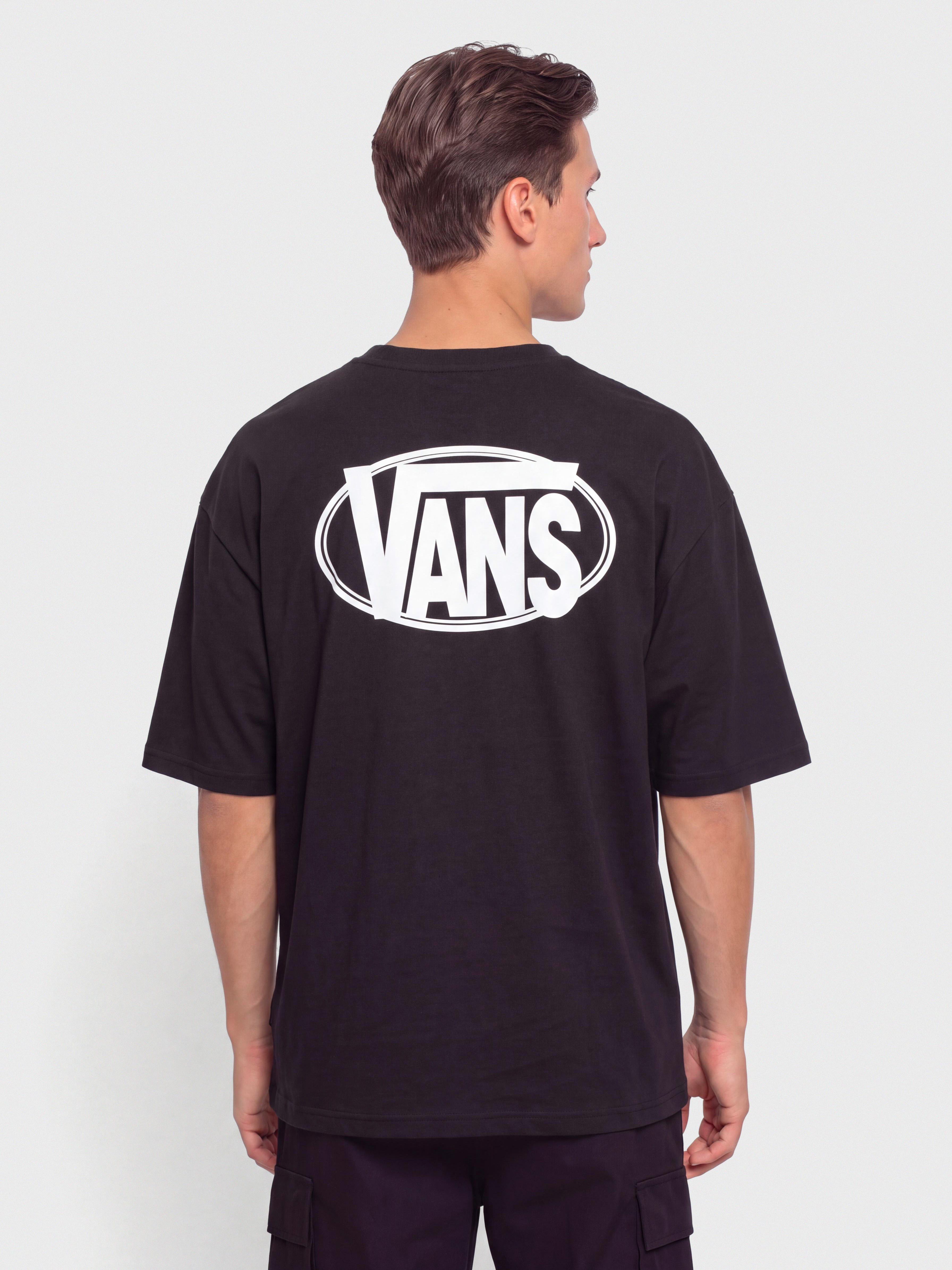 Tricou Vans Oval Logo Loose (black)