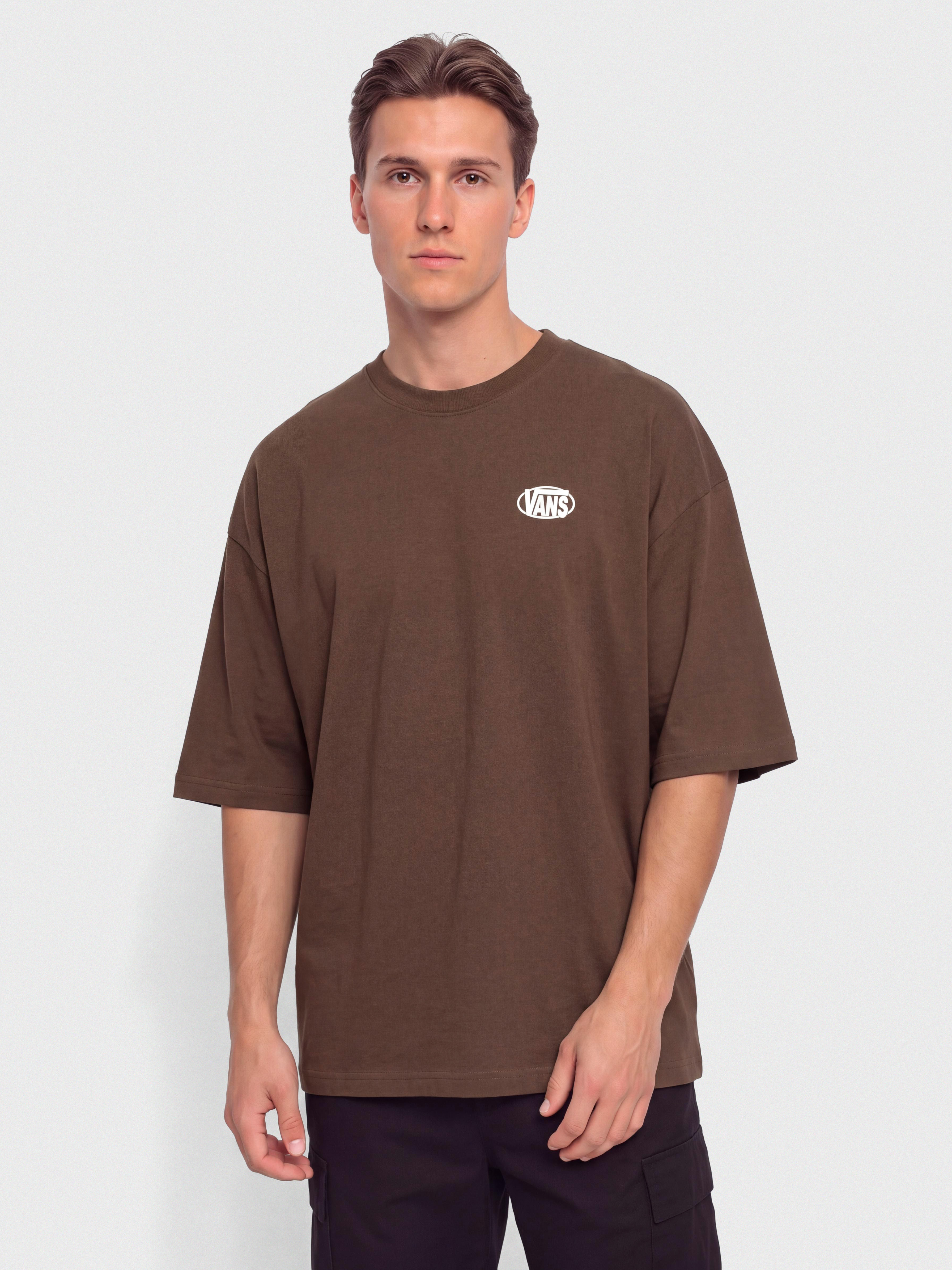 Tricou Vans Oval Logo Loose (vintage cocoa)