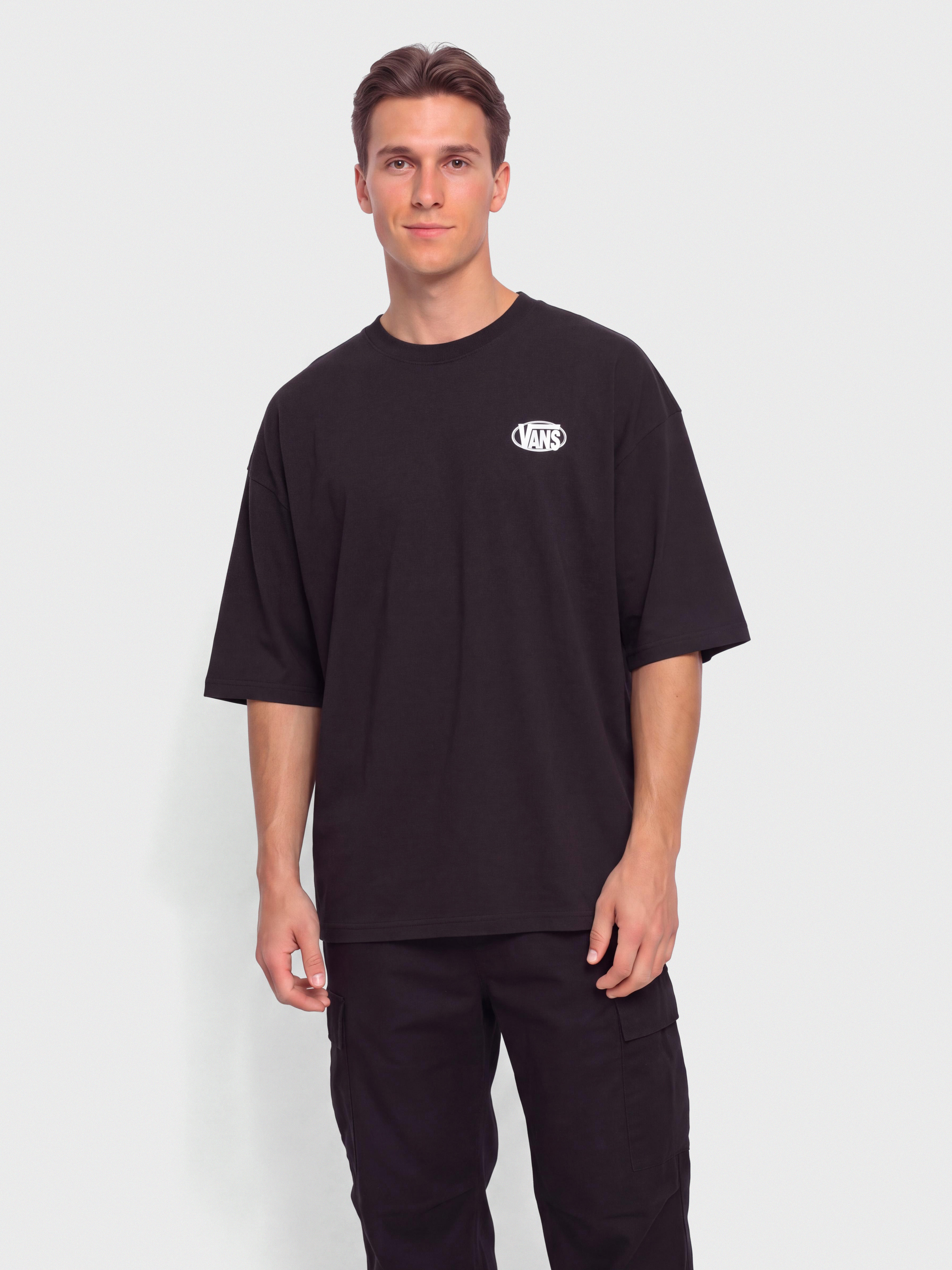 Tricou Vans Oval Logo Loose (black)