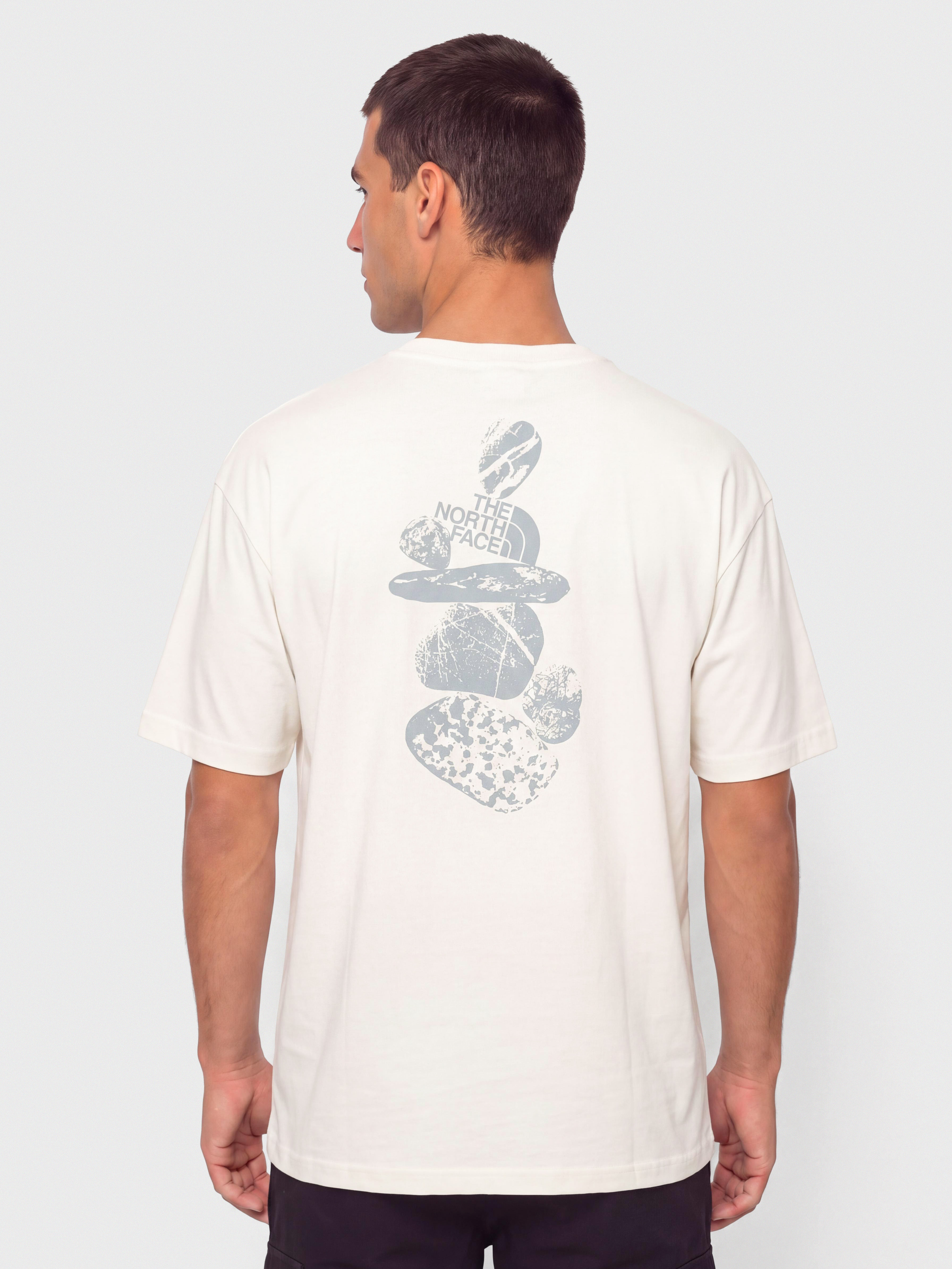 Tricou The North Face Stones Relaxed (white dune)