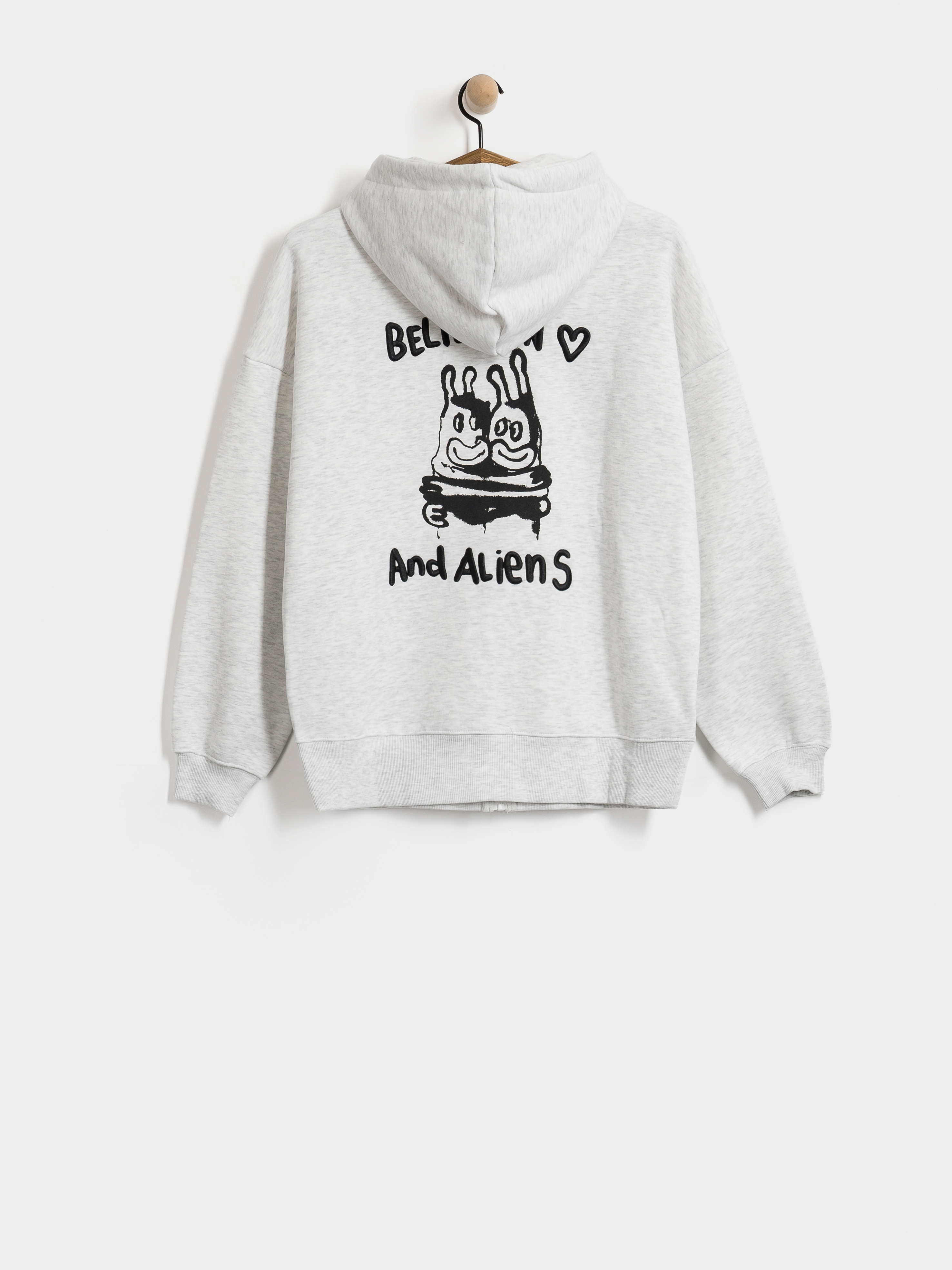 Hanorac cu glugă Volcom Fa Ozzy ZHD Wmn (bone heather)