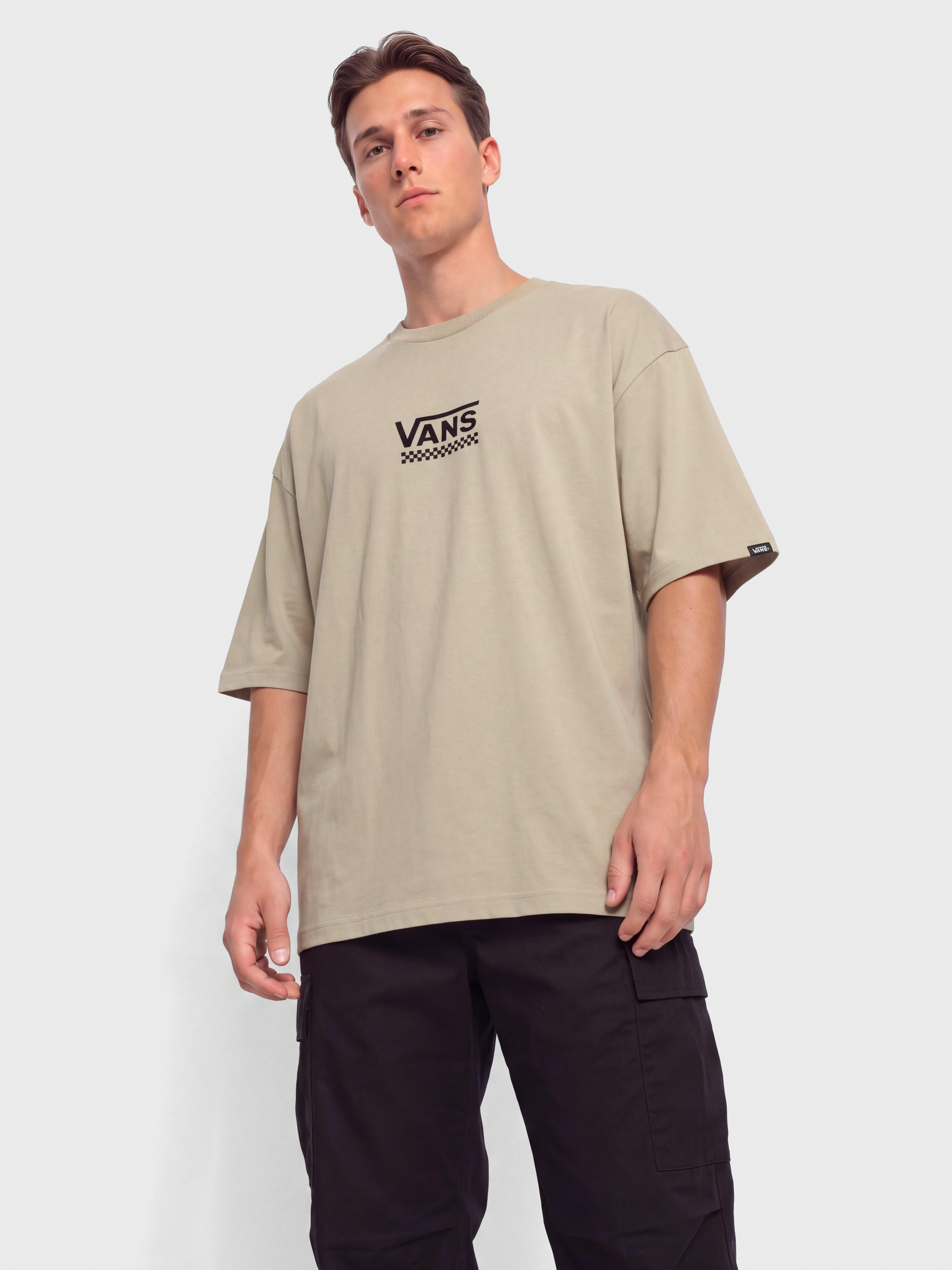 Tricou Vans V Check Loose (london fog)