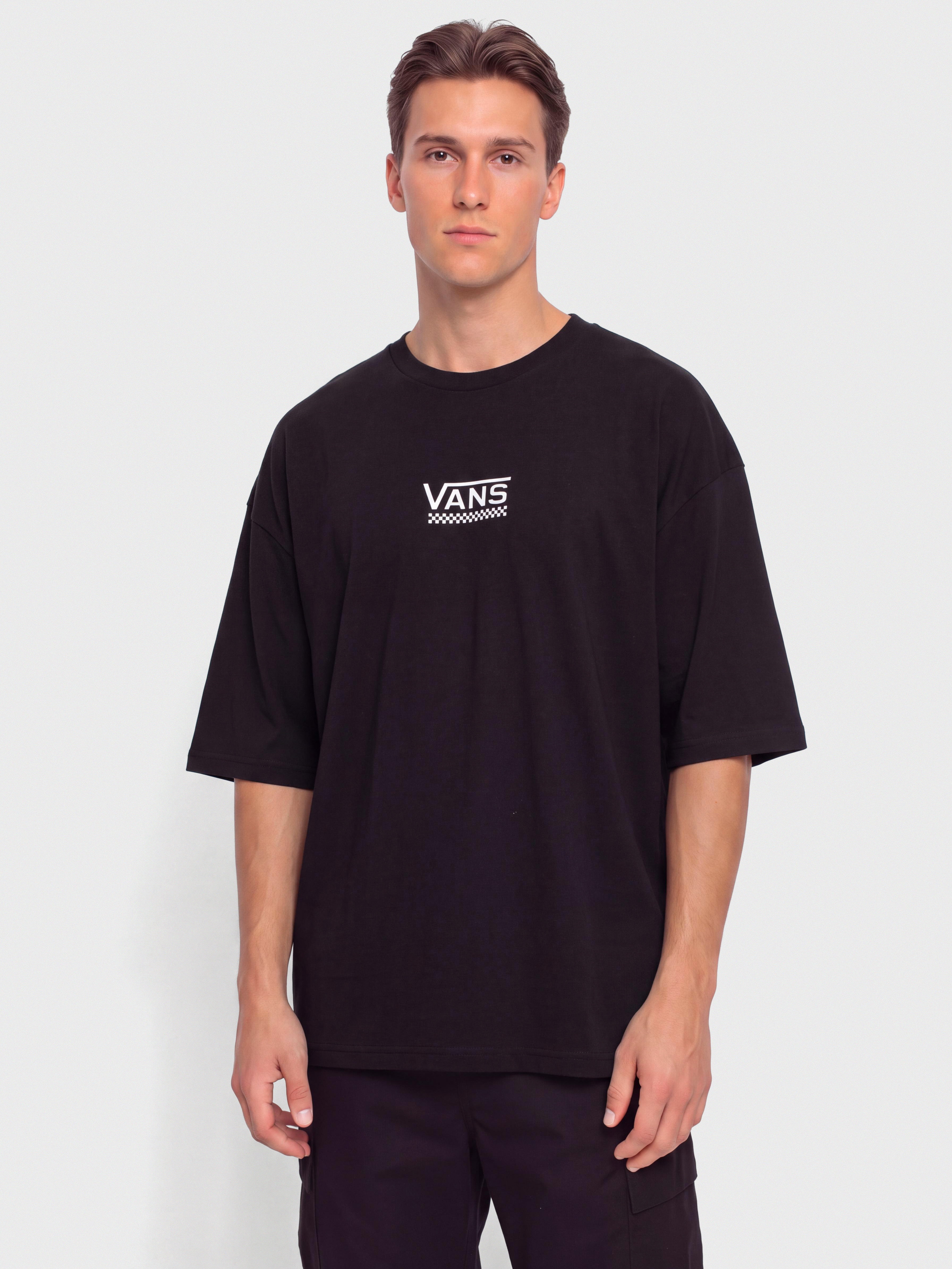 Tricou Vans V Check Loose (black)