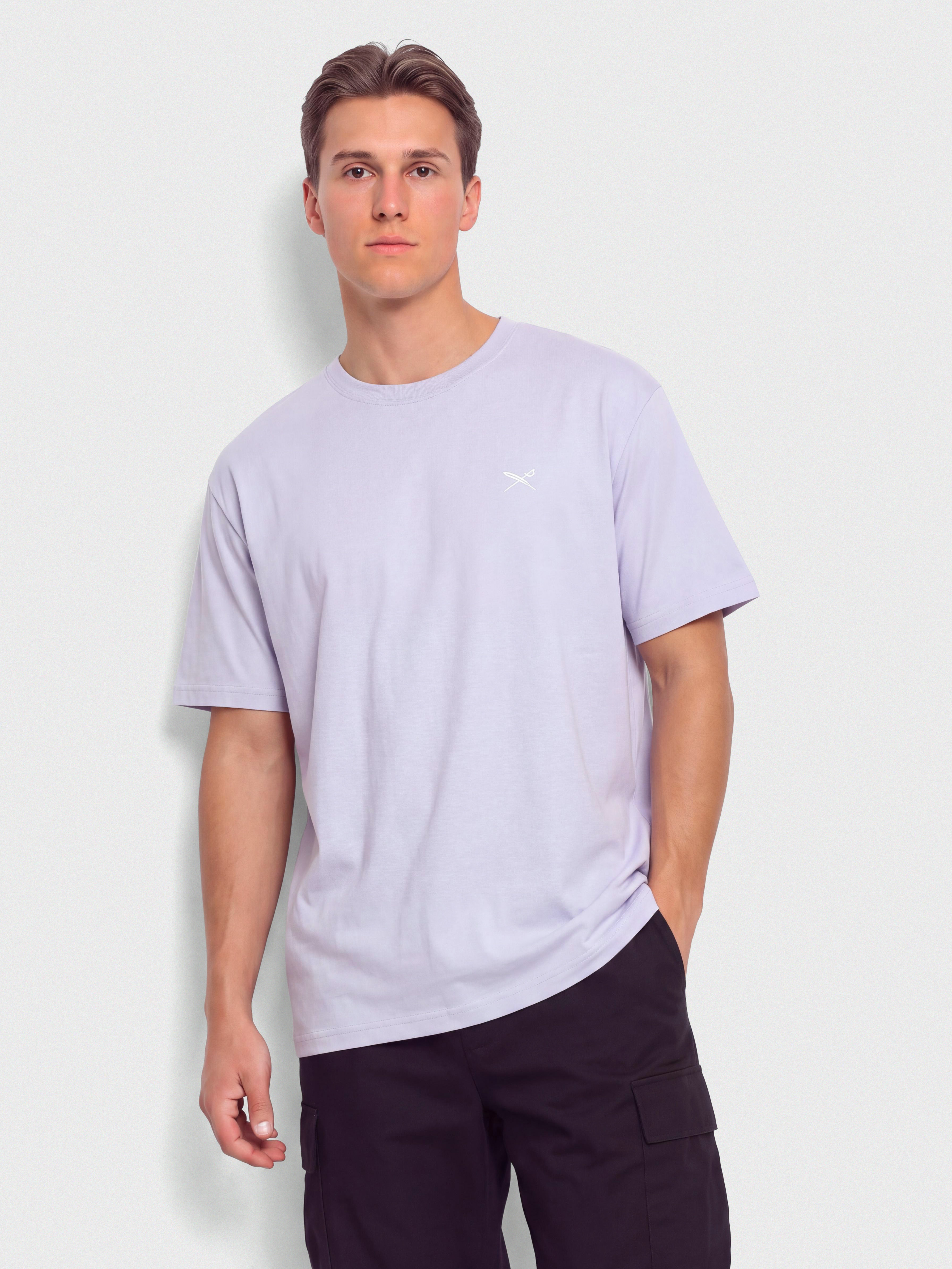 Tricou Iriedaily Mini Flag Relaxed (light lilac)