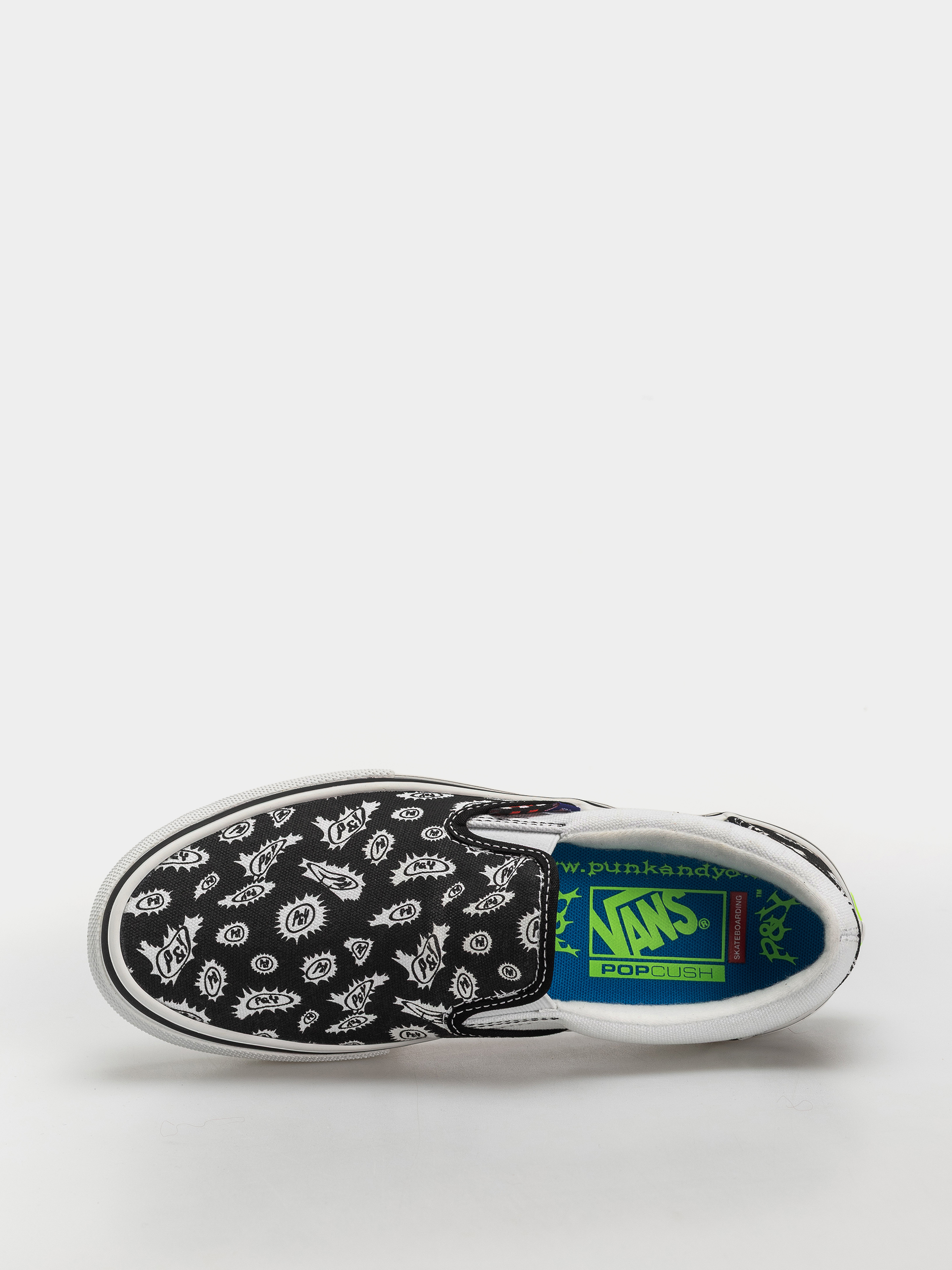 Pantofi Vans Skate Slip On Punk&Yo (black/white)