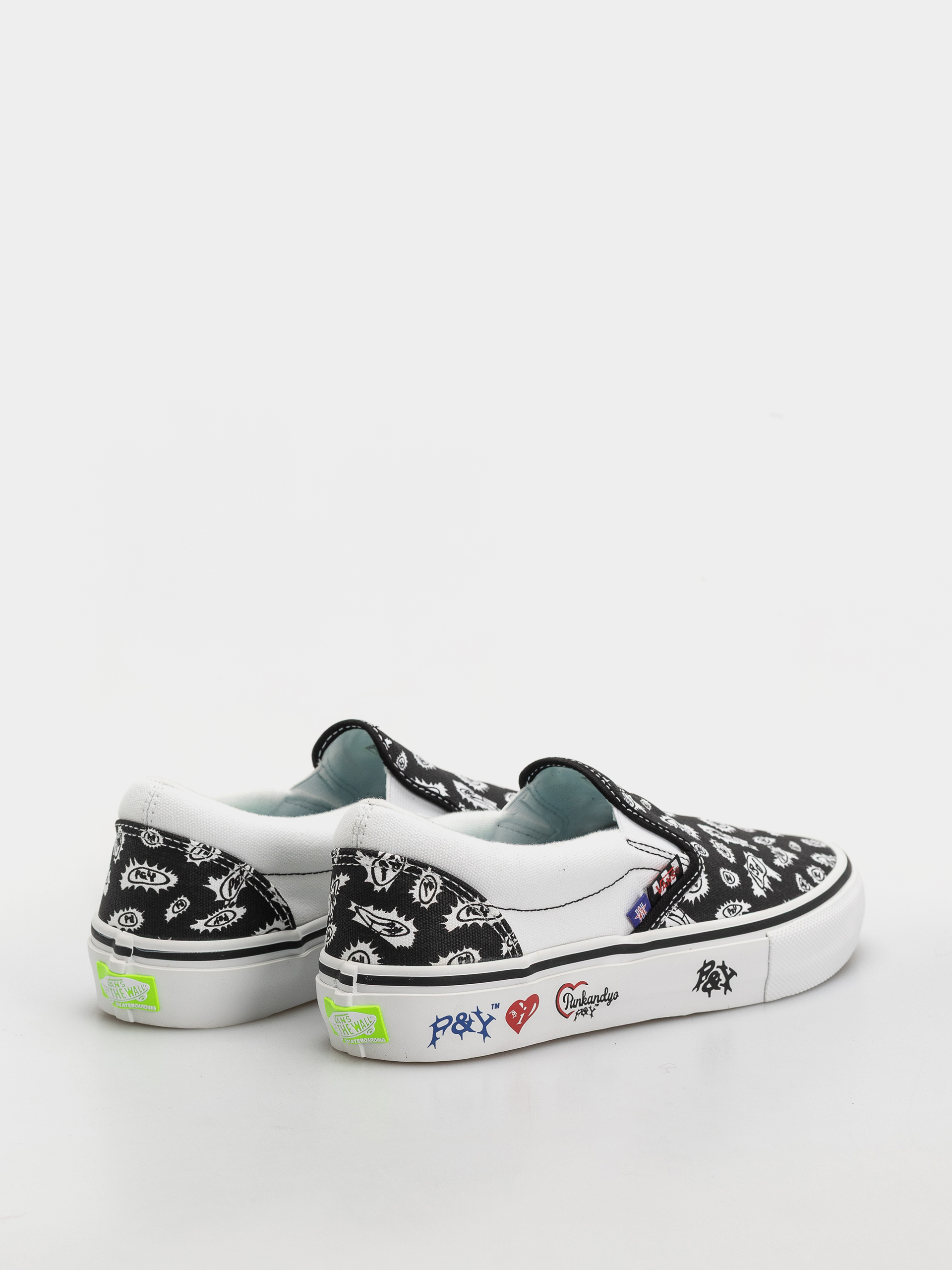Pantofi Vans Skate Slip On Punk&Yo (black/white)