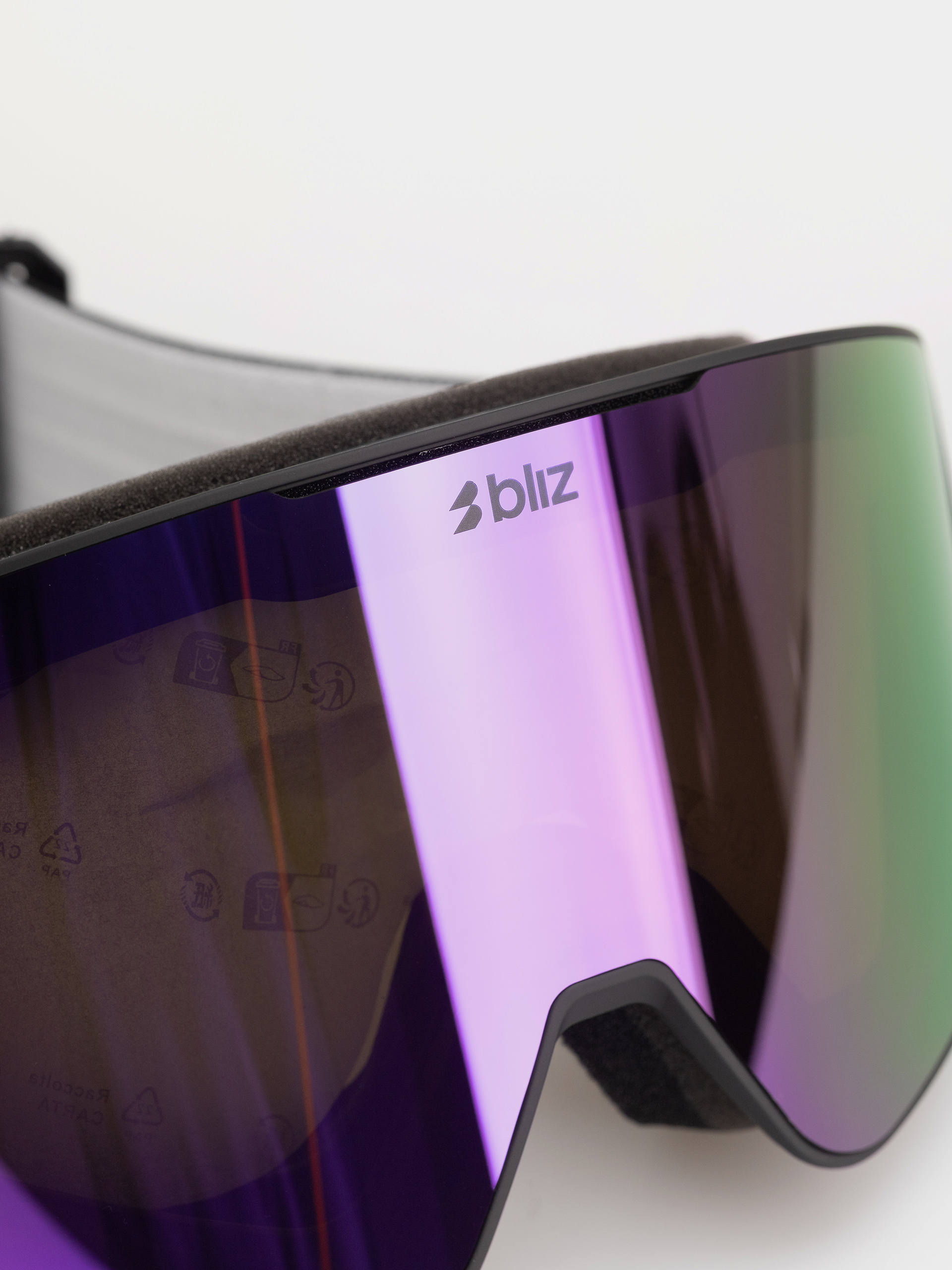 Ochelari pentru snowboard Bliz G001 (matte black/brown w purple multi)