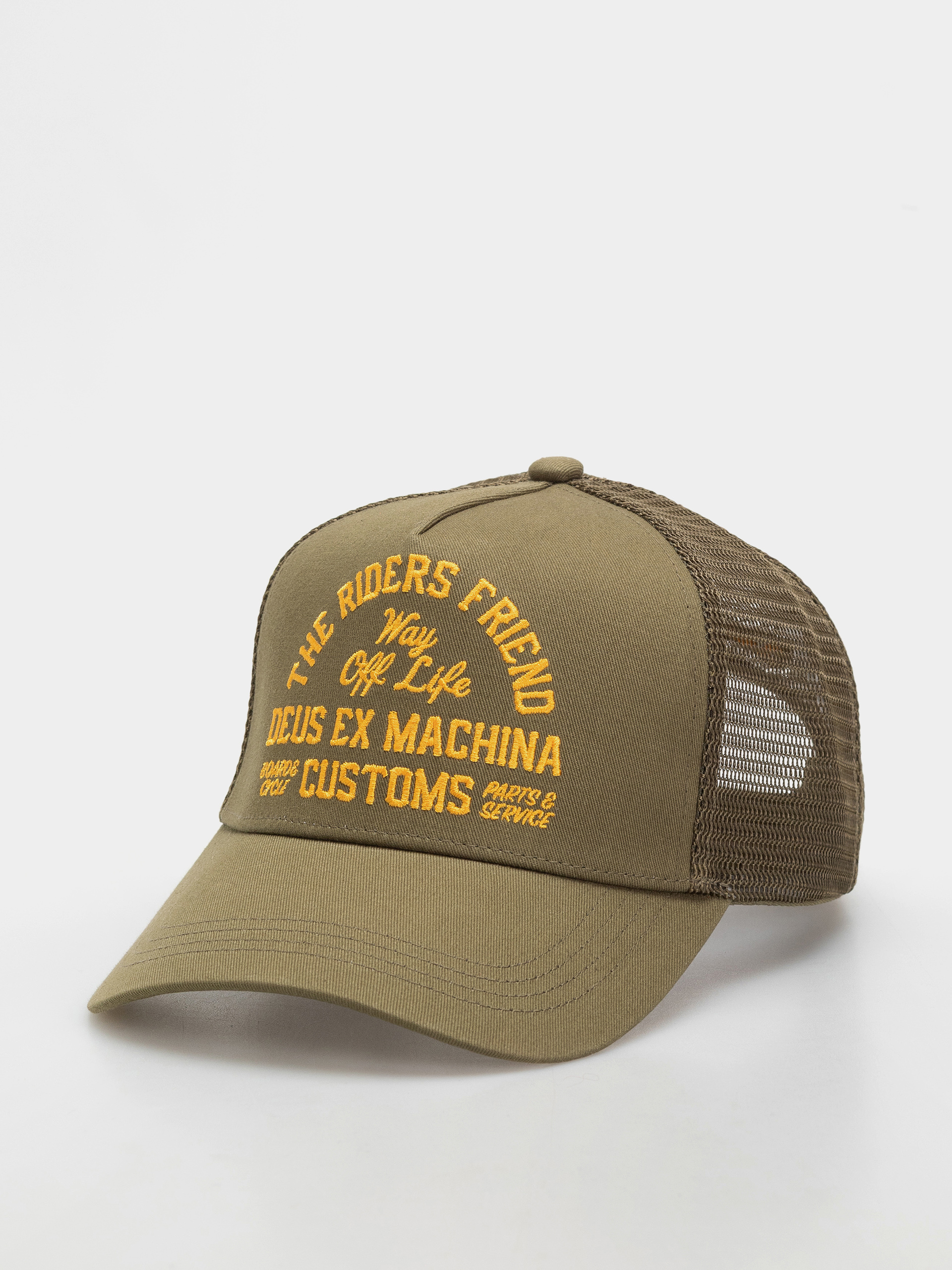 Șapcă Deus Ex Machina Shook Ones Trucker (olive green)