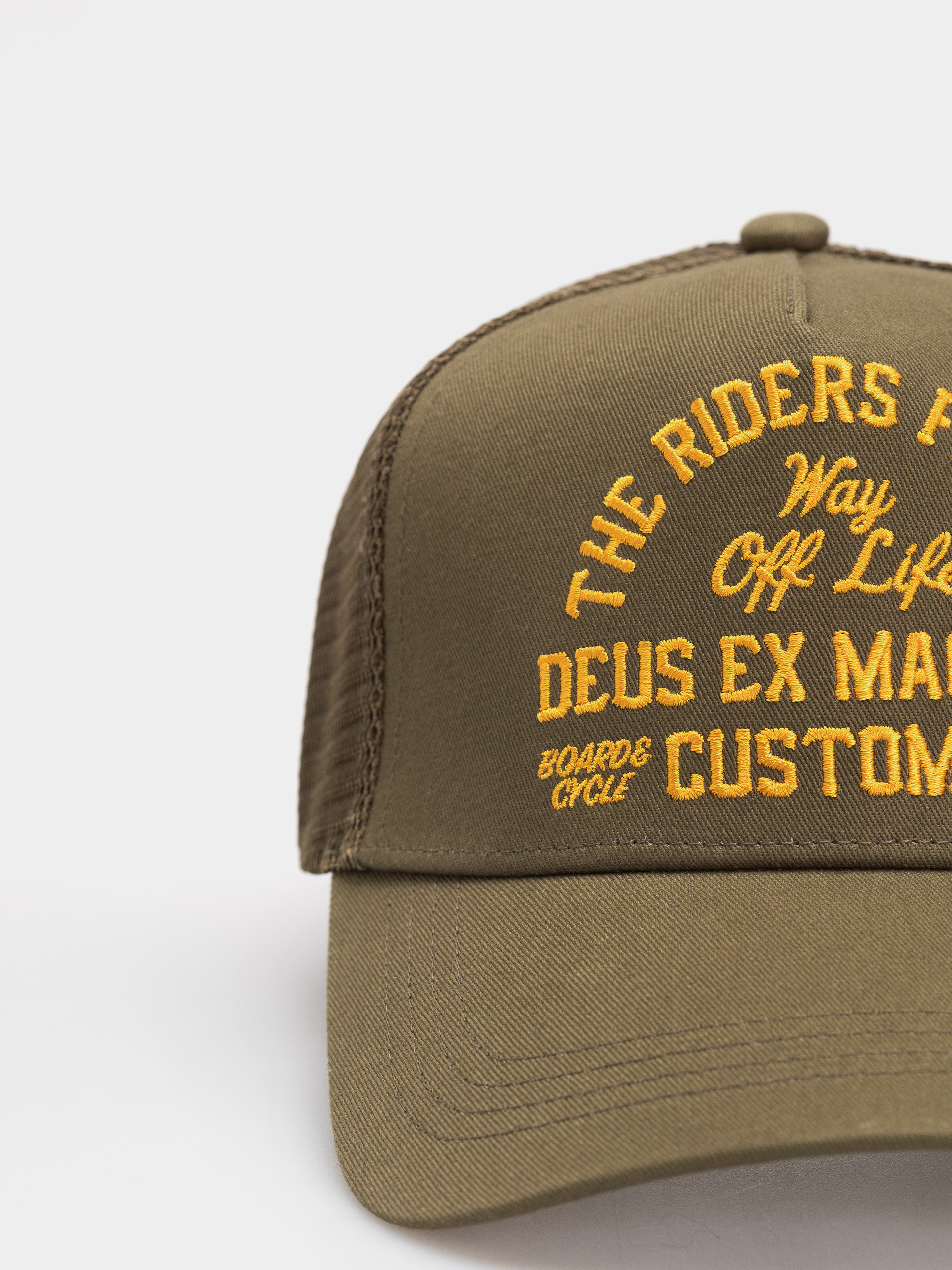 Șapcă Deus Ex Machina Shook Ones Trucker (olive green)