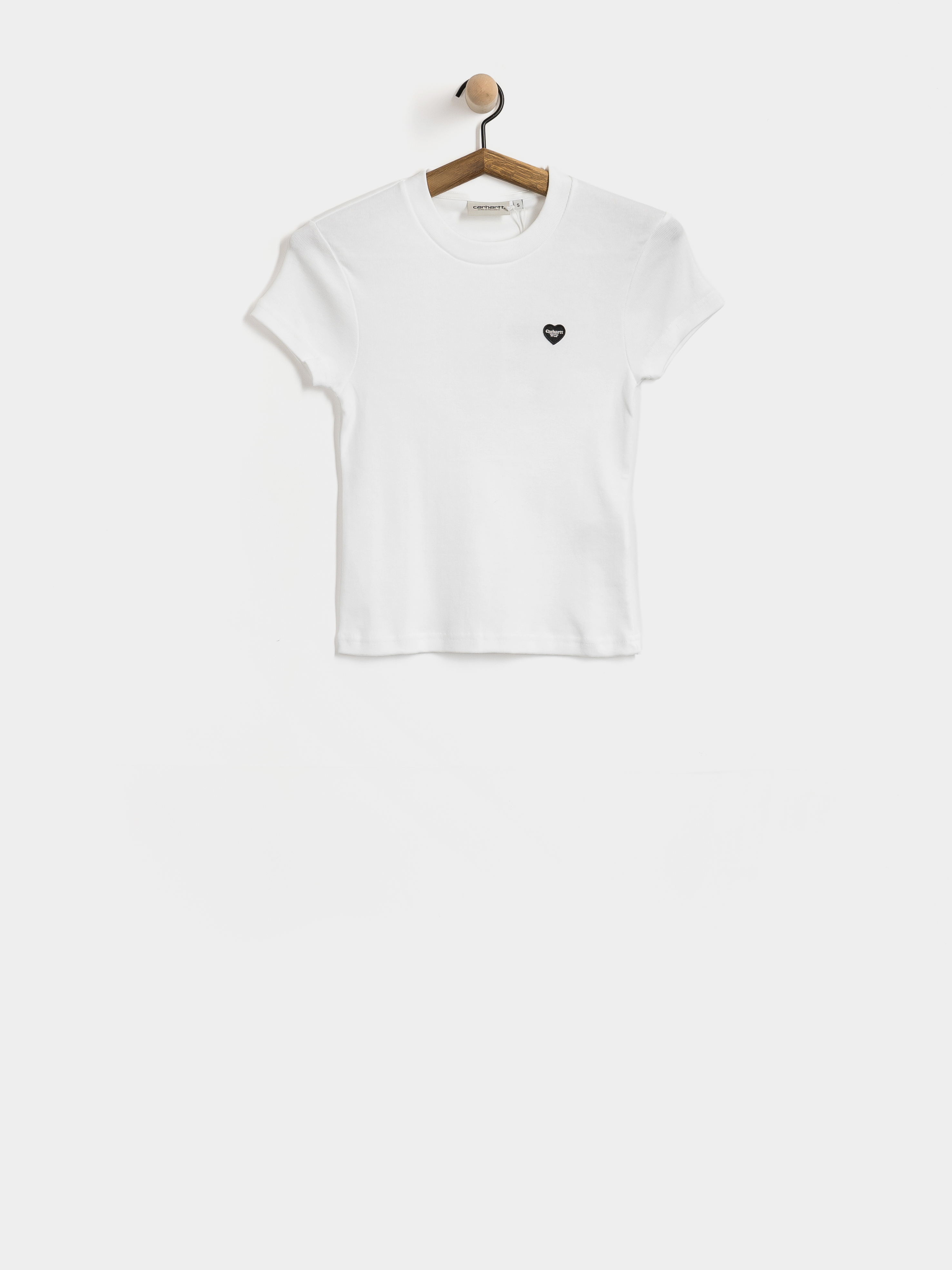 Tricou Carhartt WIP Small Heart Patch Wmn (white/black)