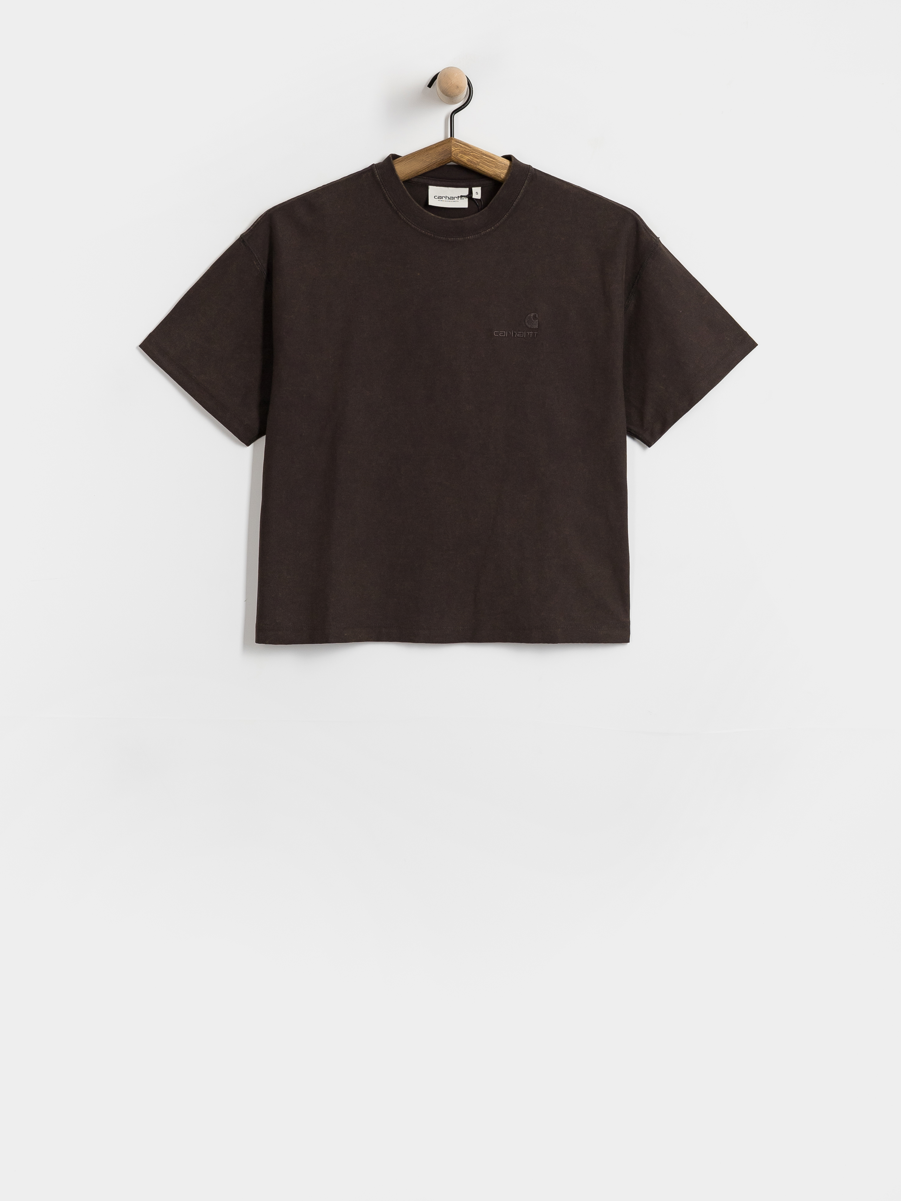 Tricou Carhartt WIP Lambert Wmn (tobacco/moon wash)