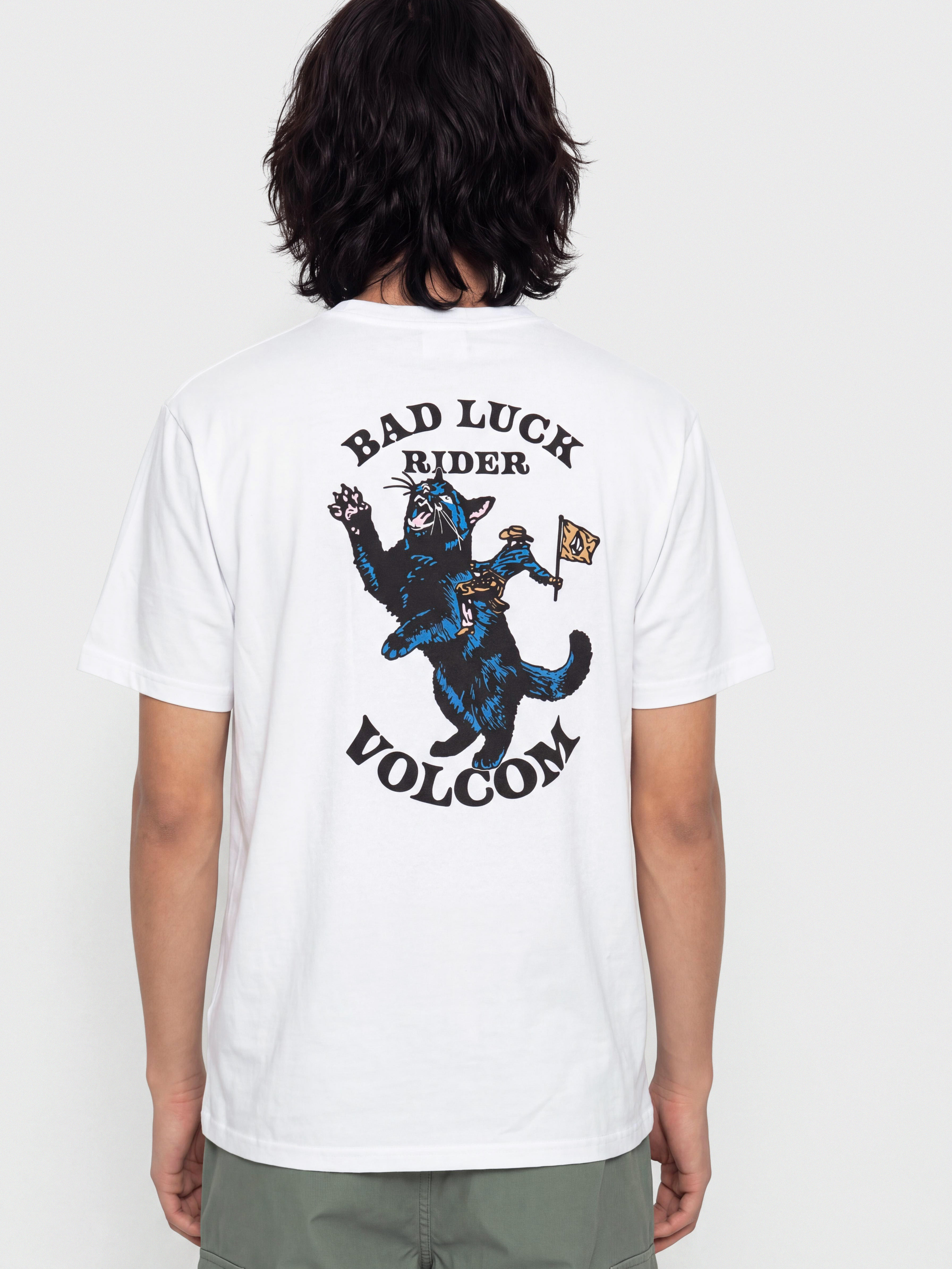 Tricou Volcom Bad Luck (white)