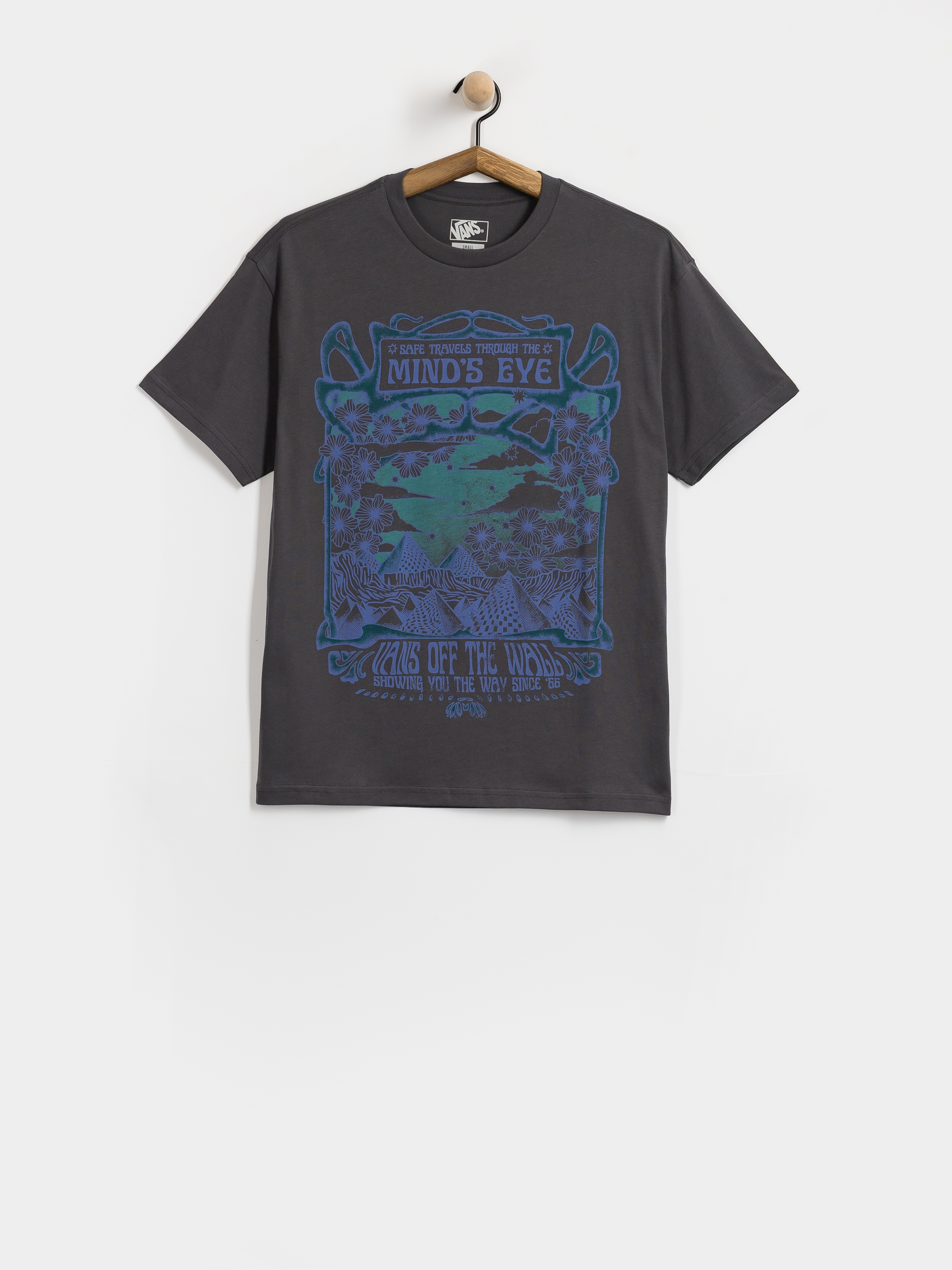 Tricou Vans Minds Eye Oversized Wmn (charcoal grey)