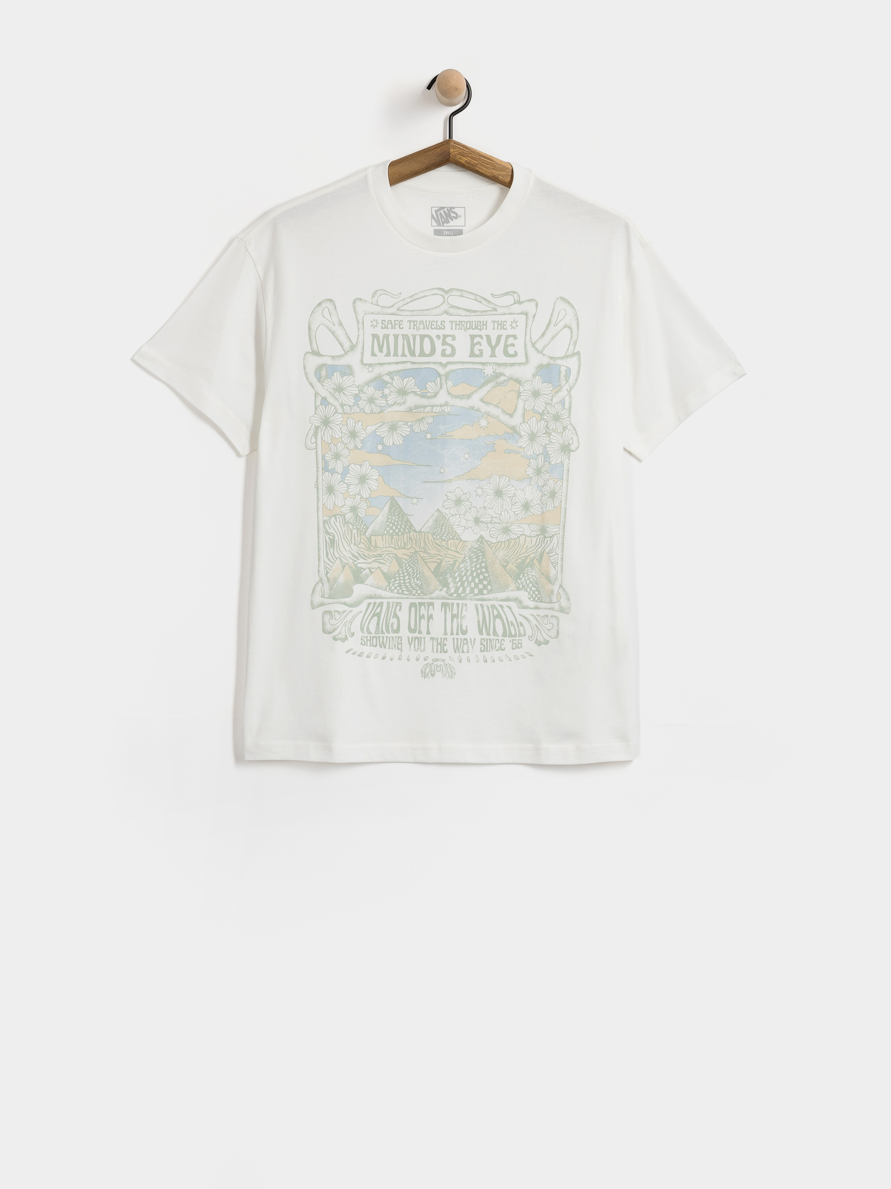 Tricou Vans Minds Eye Oversized Wmn (white)