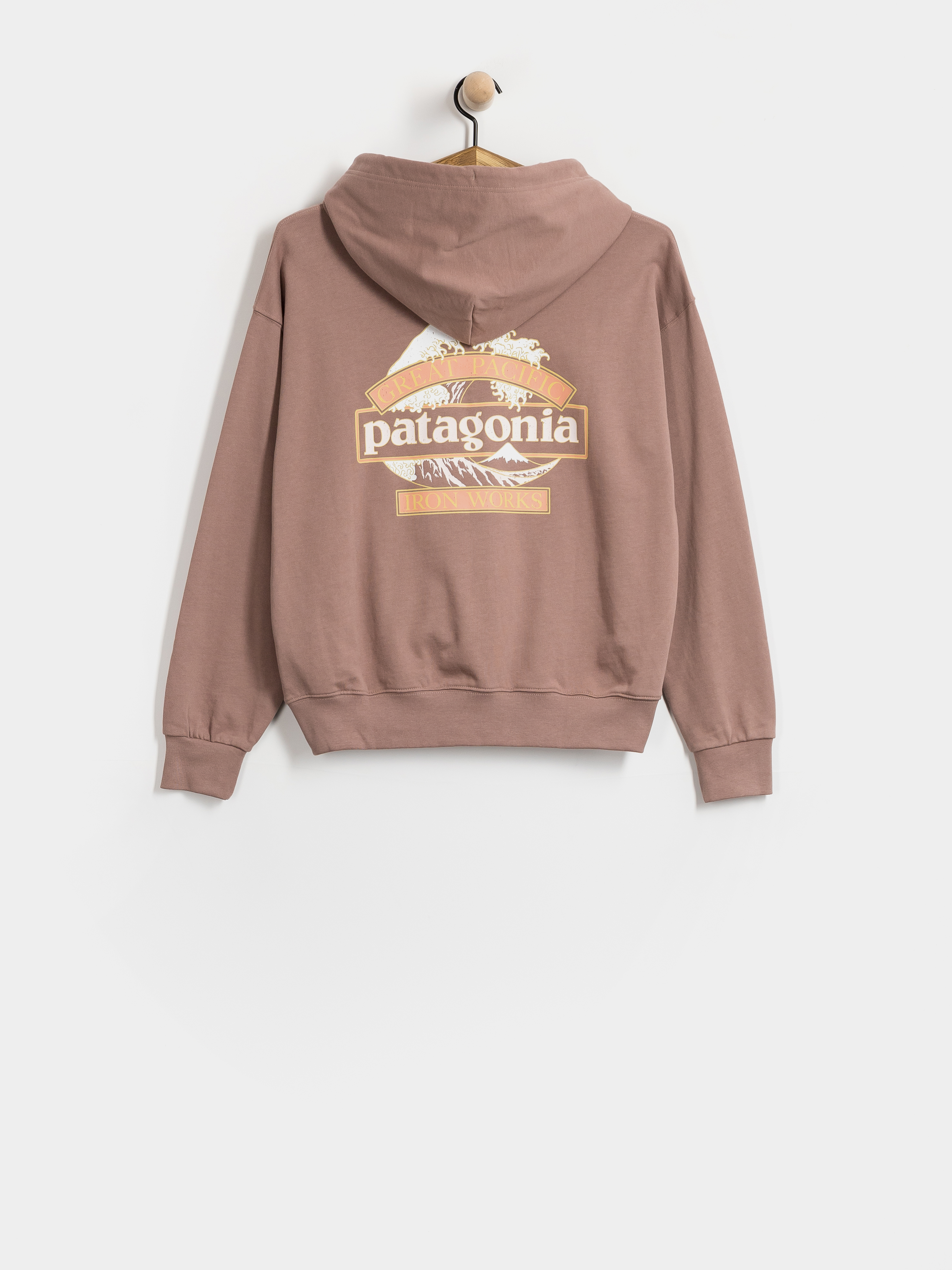 Hanorac cu glugă Patagonia Great Waves Daily HD Wmn (moonrise taupe)