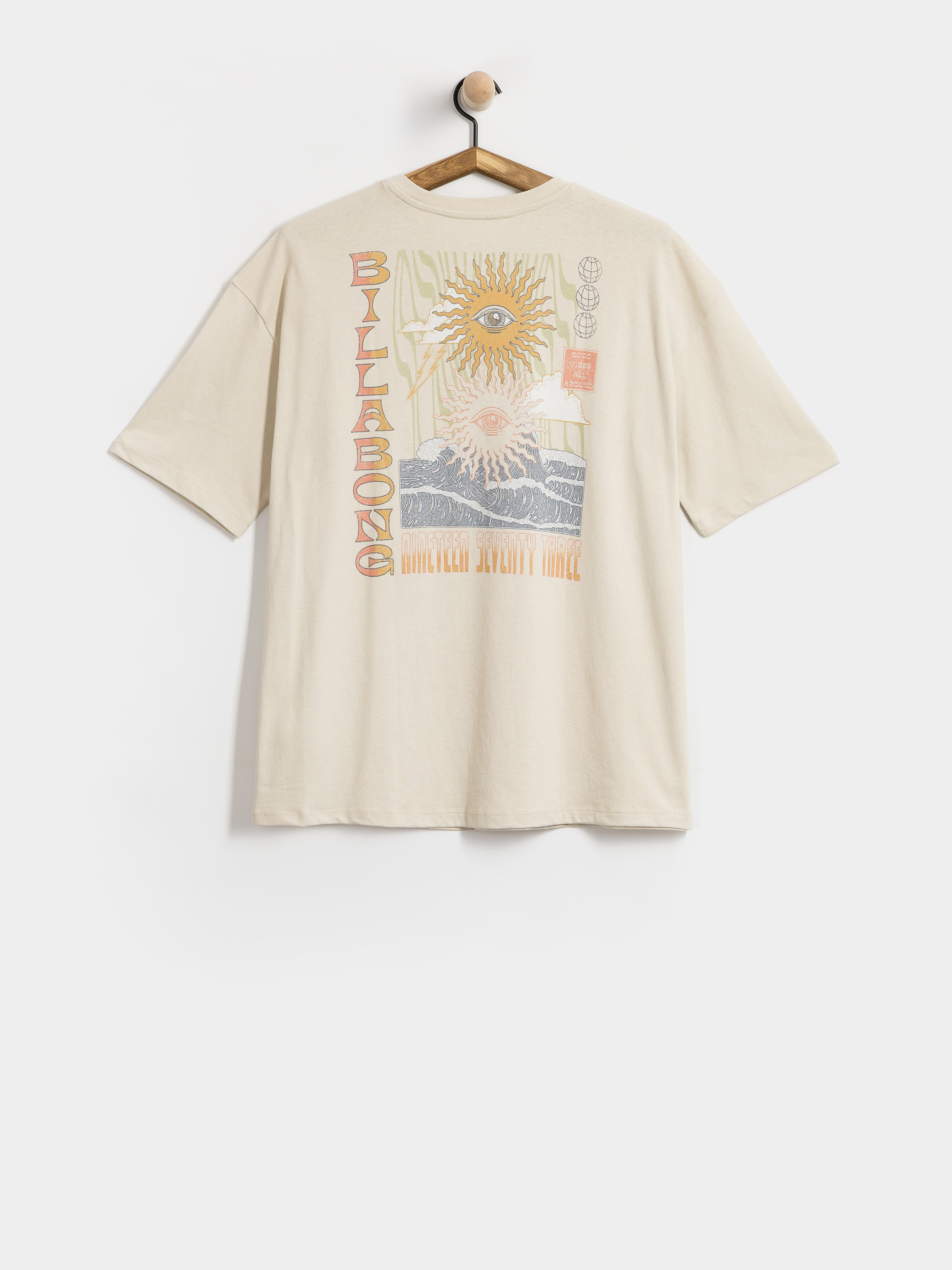 Tricou Billabong Adiv Good Vibes True Boy Wmn (oatmeal)