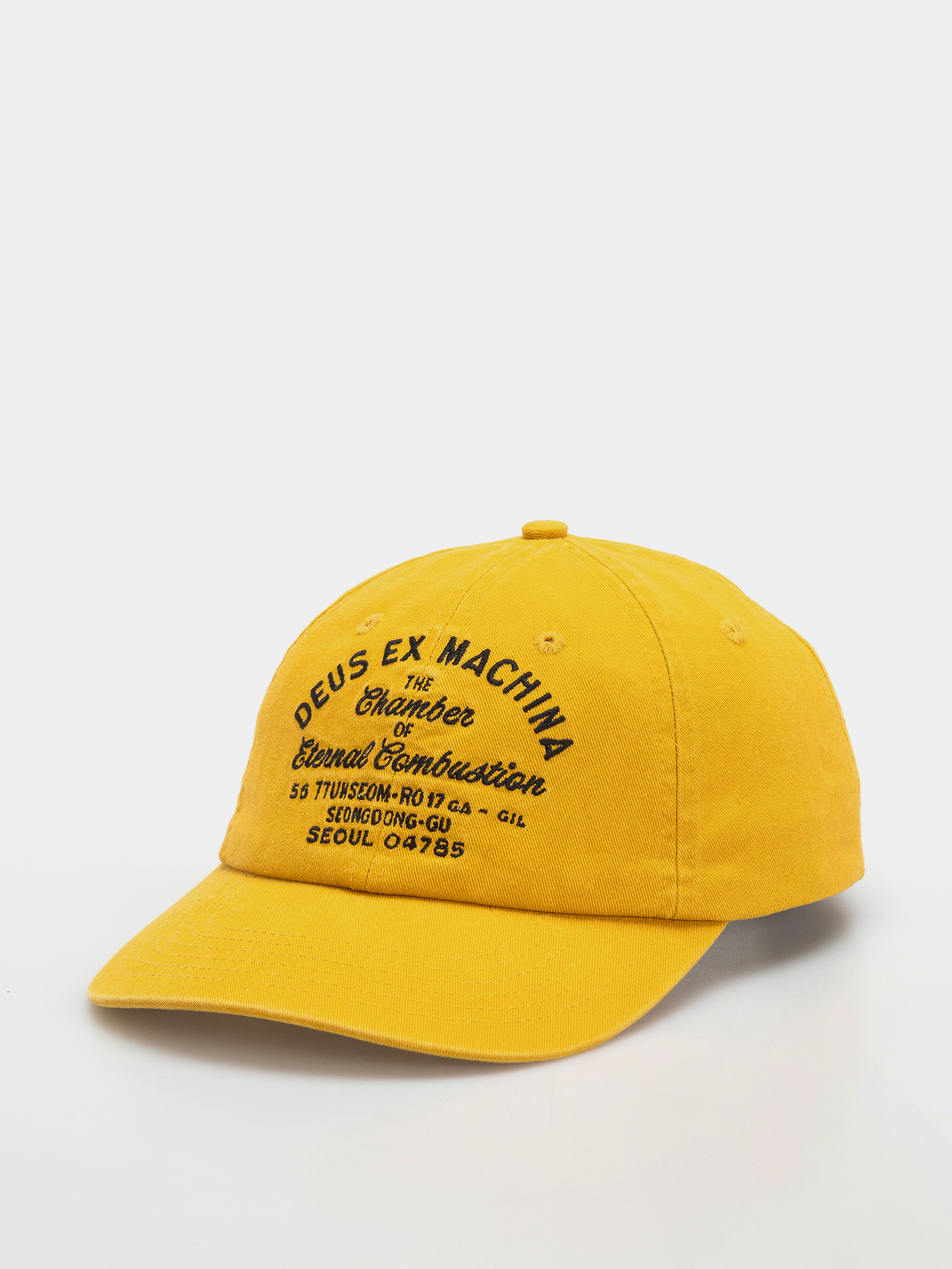 Șapcă Deus Ex Machina Seoul Sign (citrus orange)