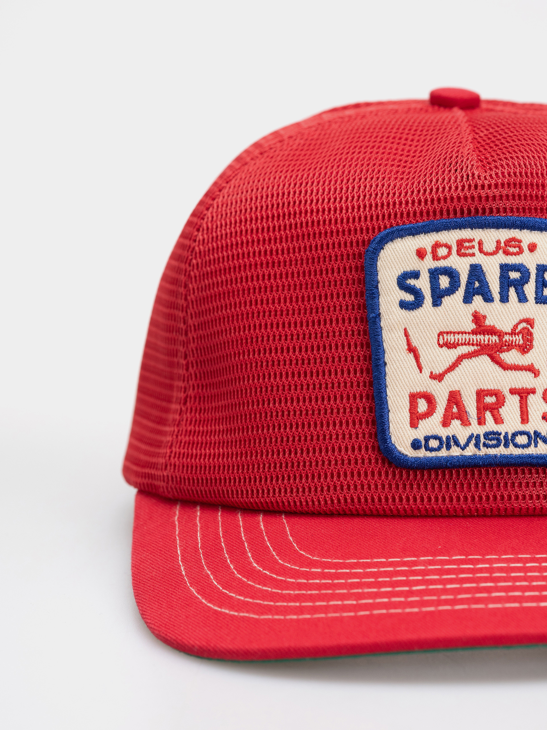 Șapcă Deus Ex Machina Mudflap Trucker (cherry red)