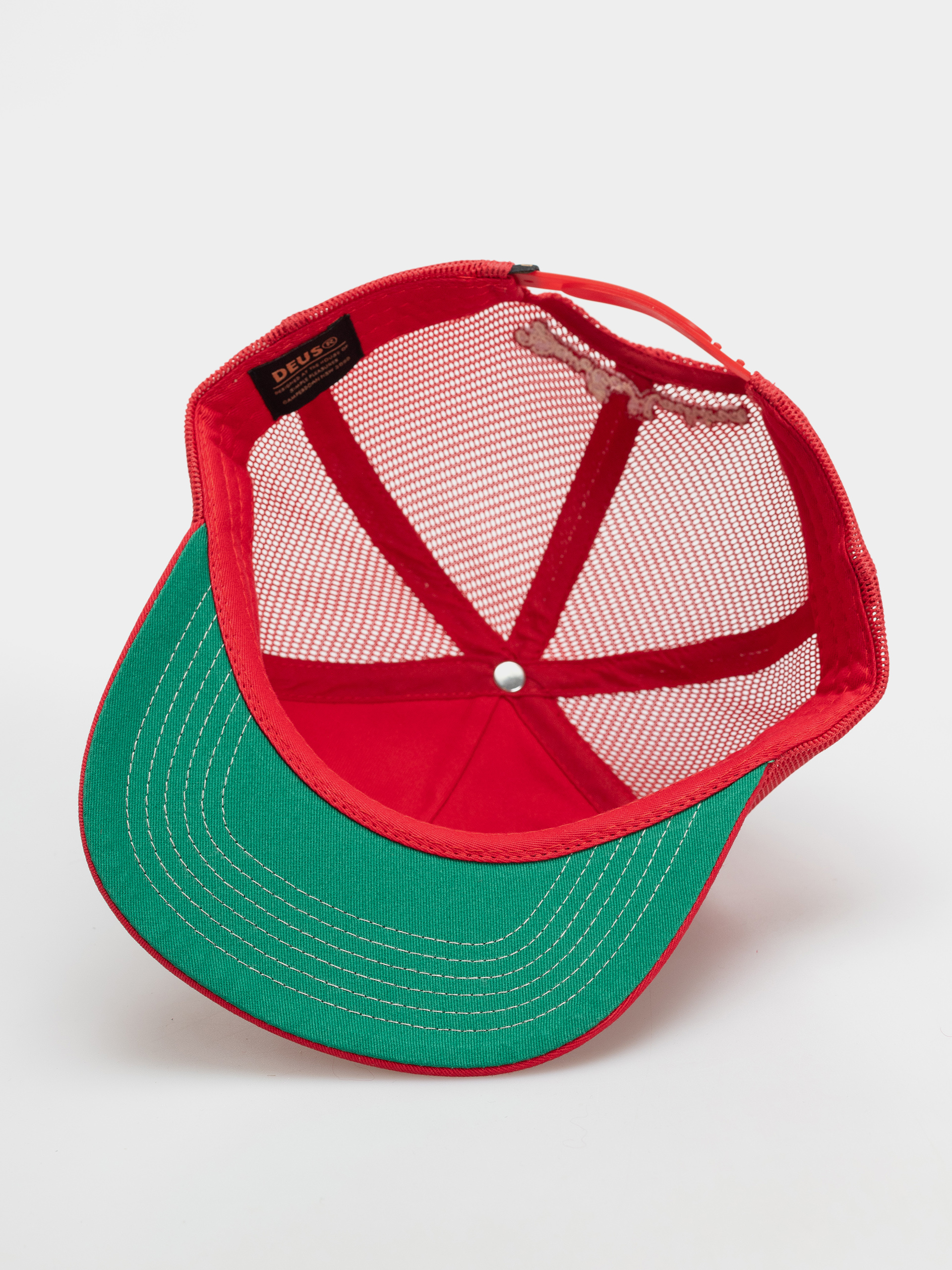Șapcă Deus Ex Machina Mudflap Trucker (cherry red)