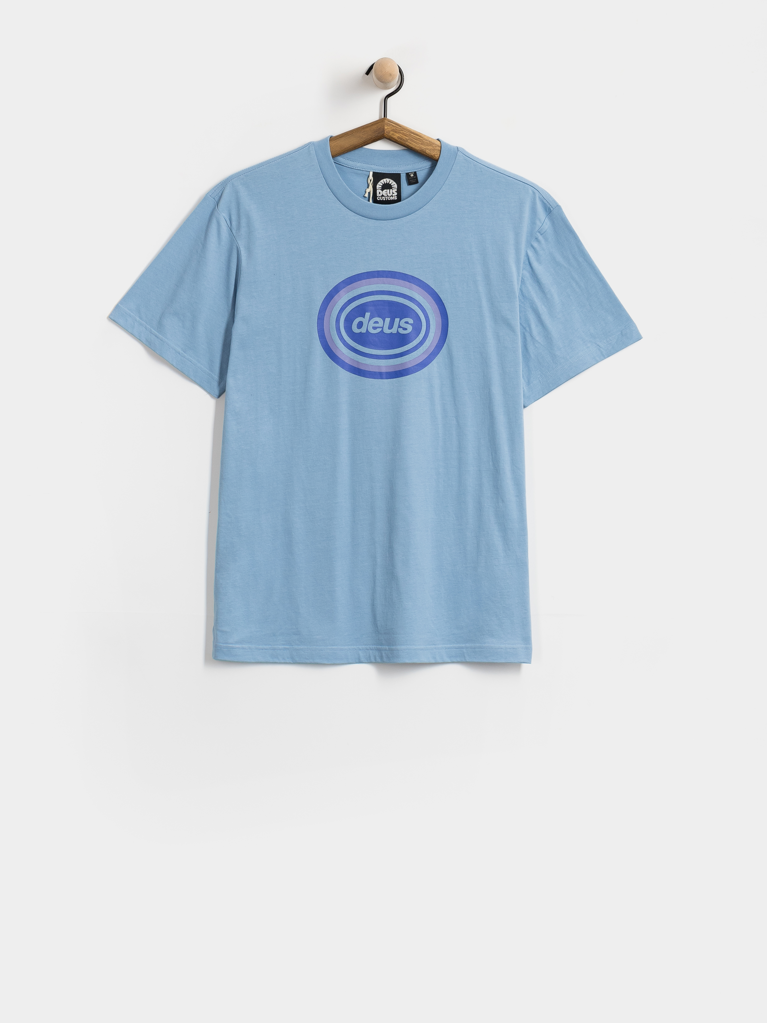 Tricou Deus Ex Machina Refuge (glacier blue)