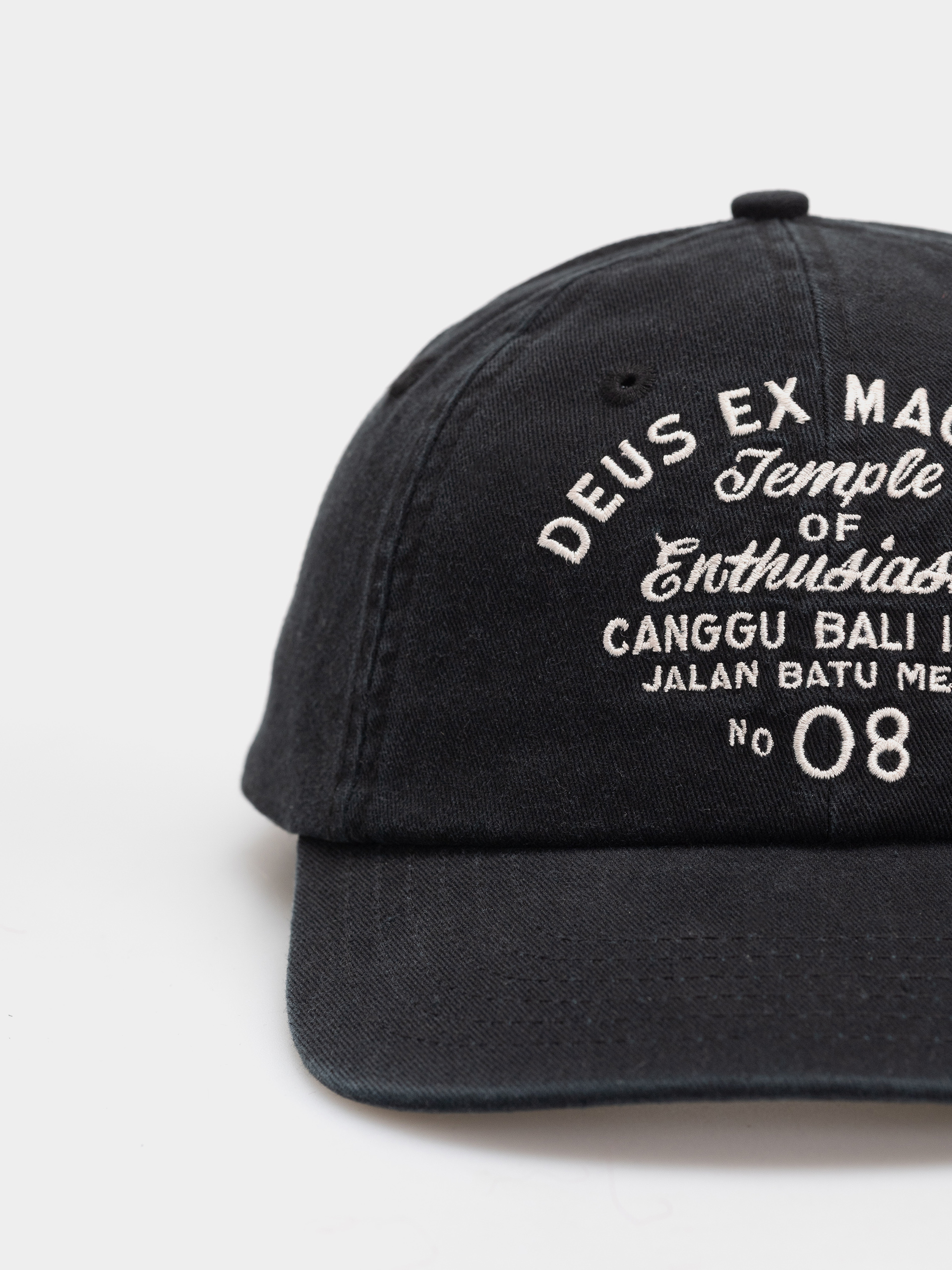 Șapcă Deus Ex Machina Canggu Sign (black)