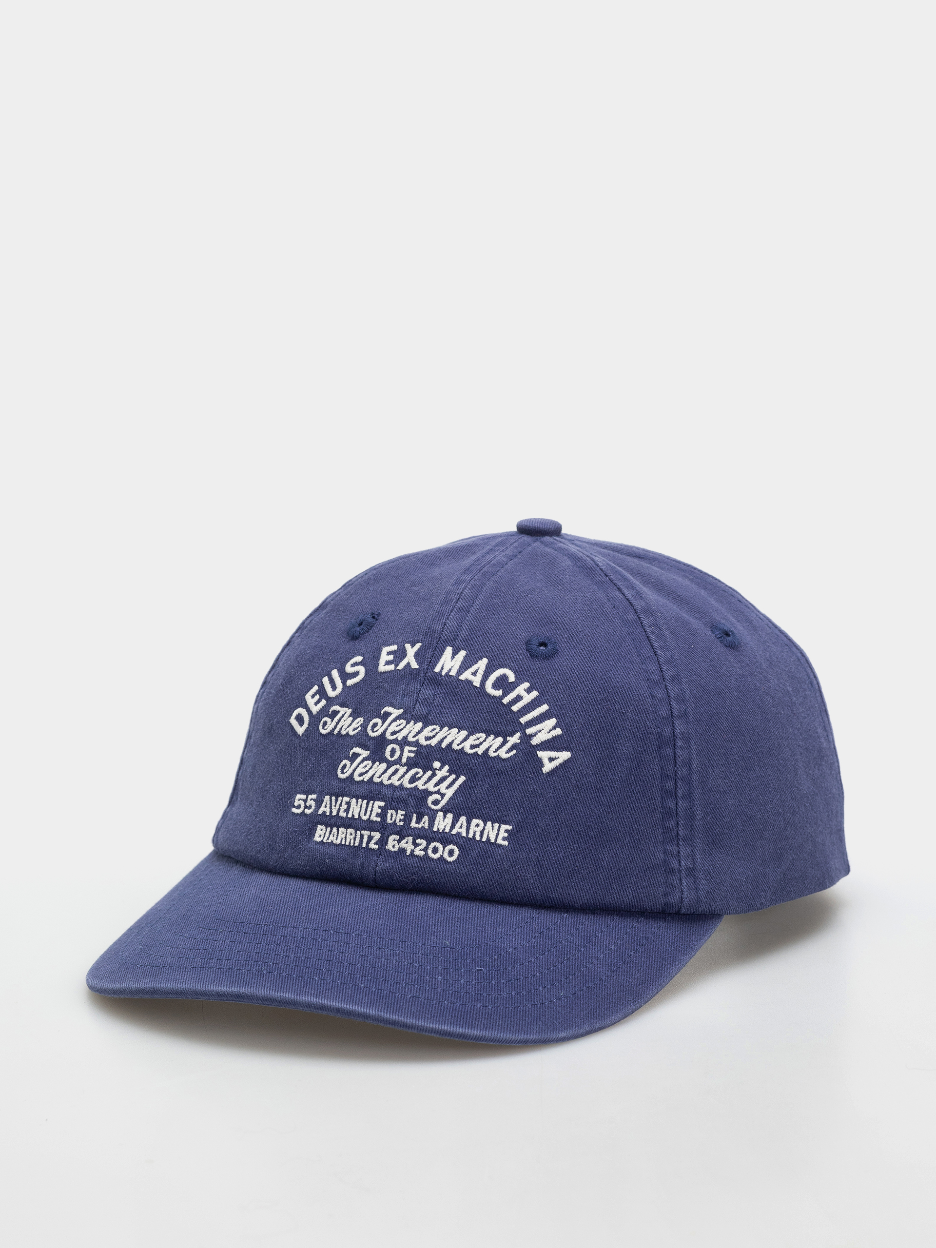 Șapcă Deus Ex Machina Biarritz Sign (mechanic blue)