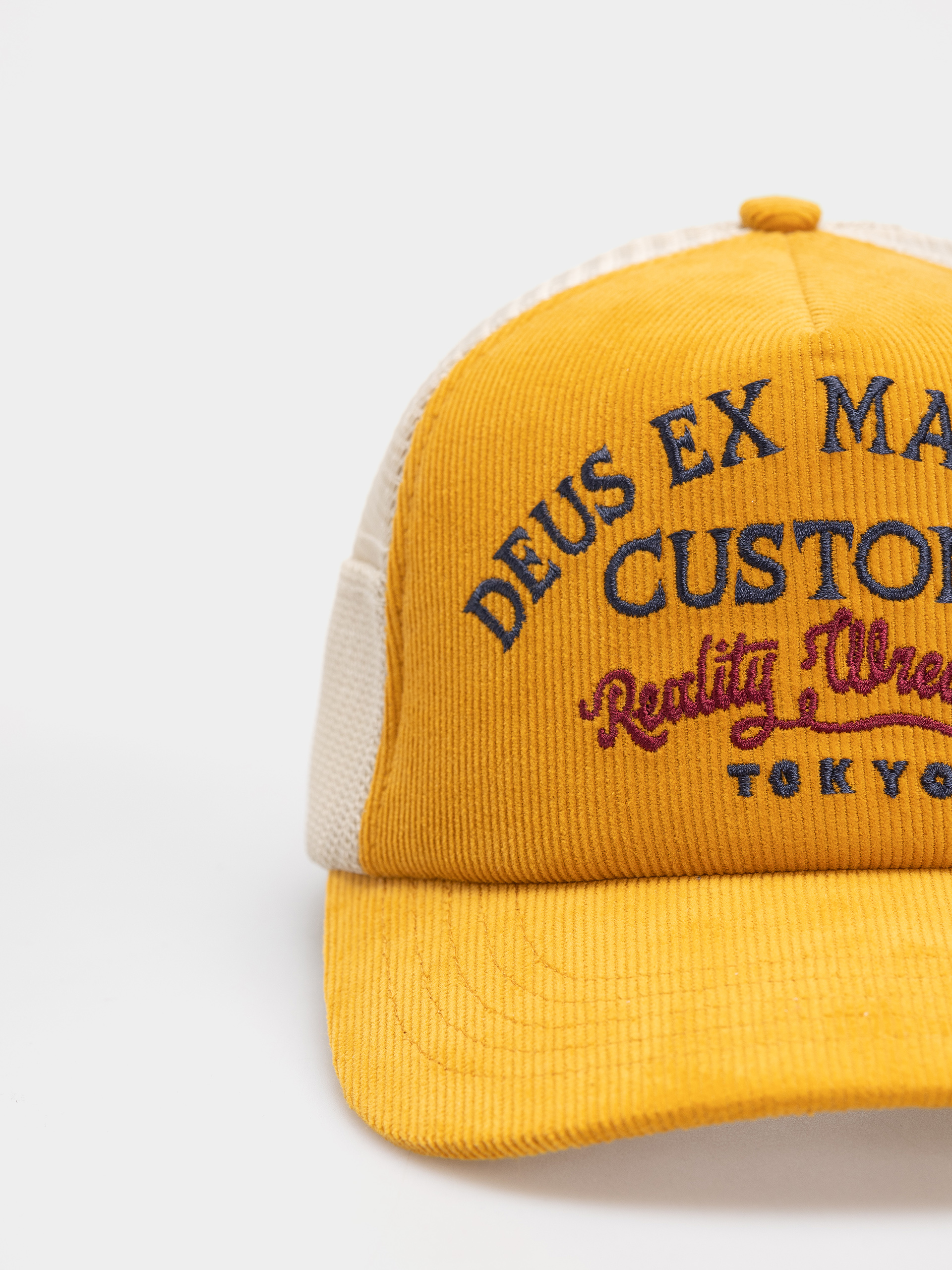 Șapcă Deus Ex Machina Marsden Trucker (radiant yellow)