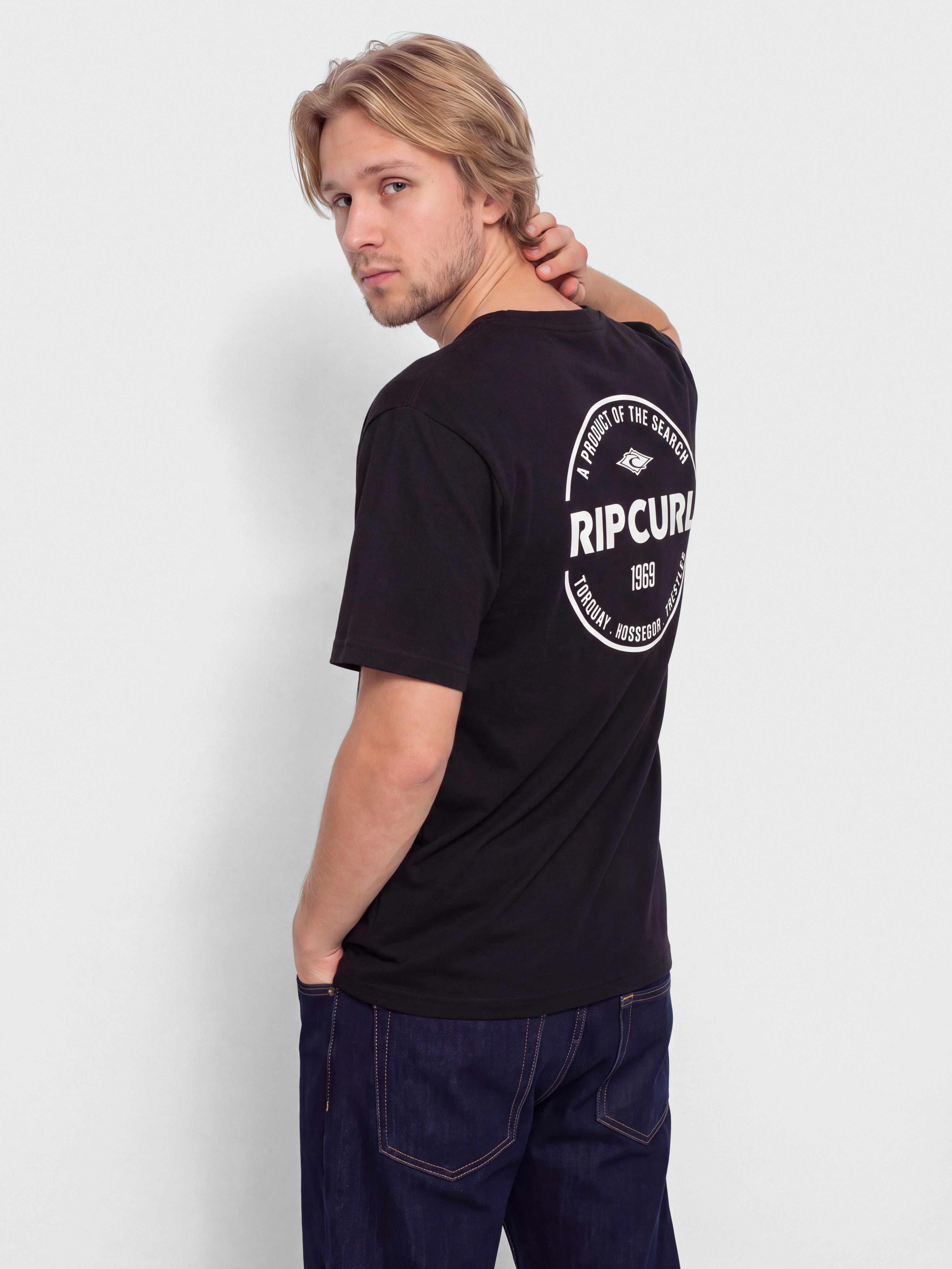 Tricou Rip Curl Staple (black)