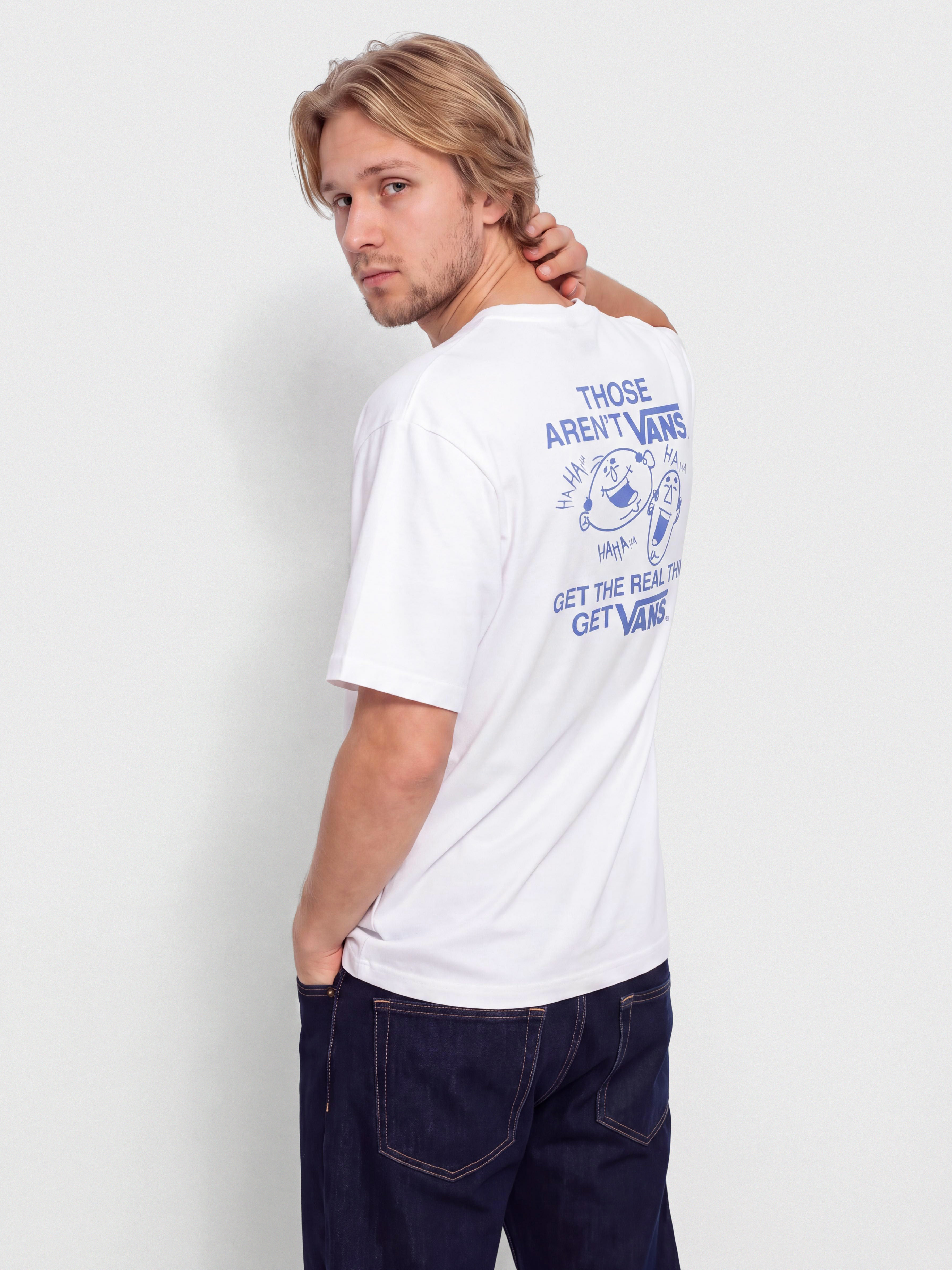 Tricou Vans Chuckling Duo Loose (white)