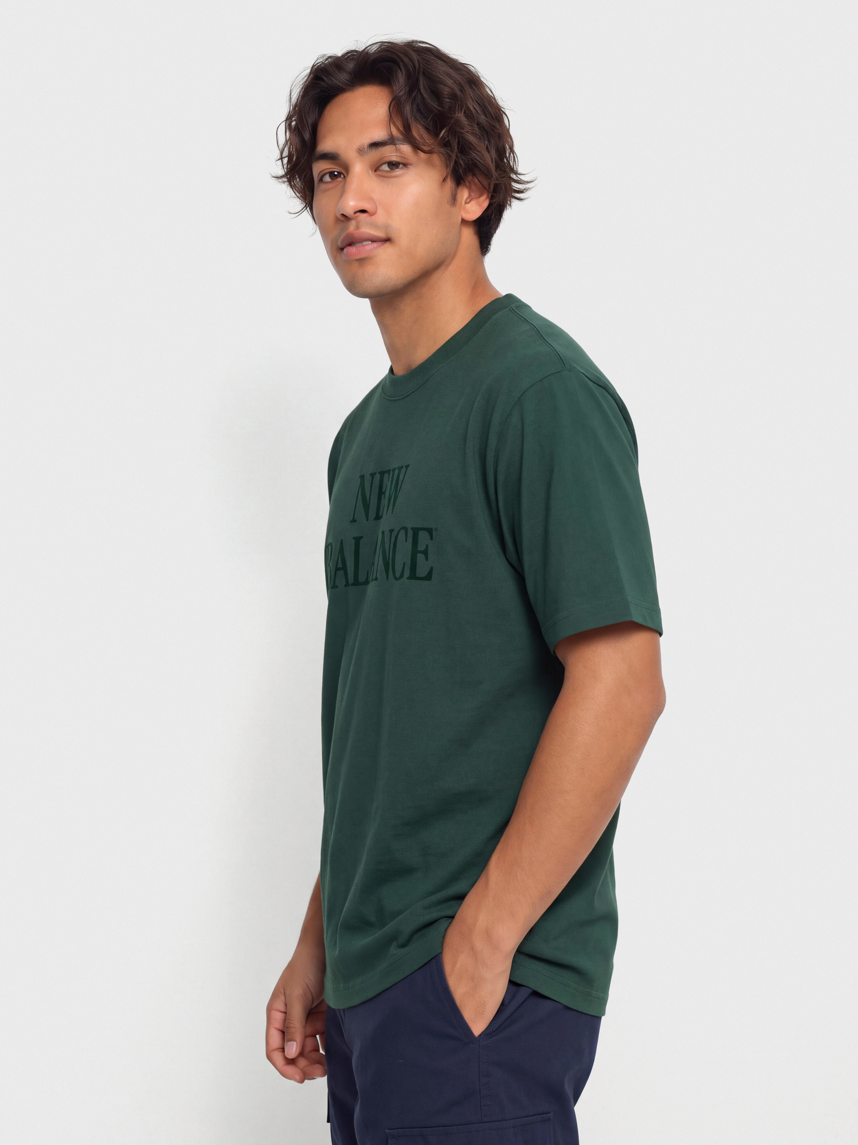 Tricou New Balance Athletics Flocked Logo