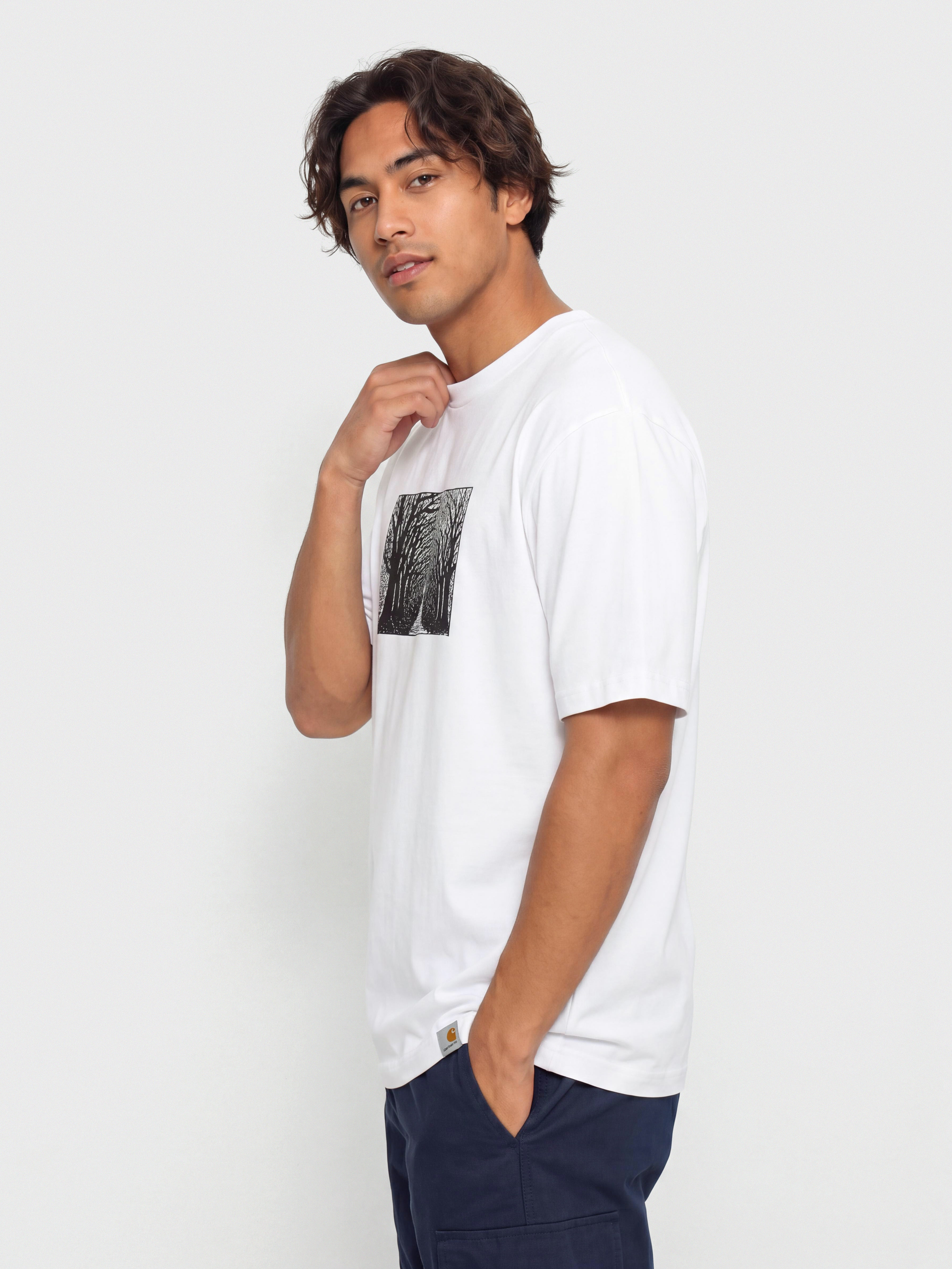 Tricou Carhartt WIP Avenue (white)