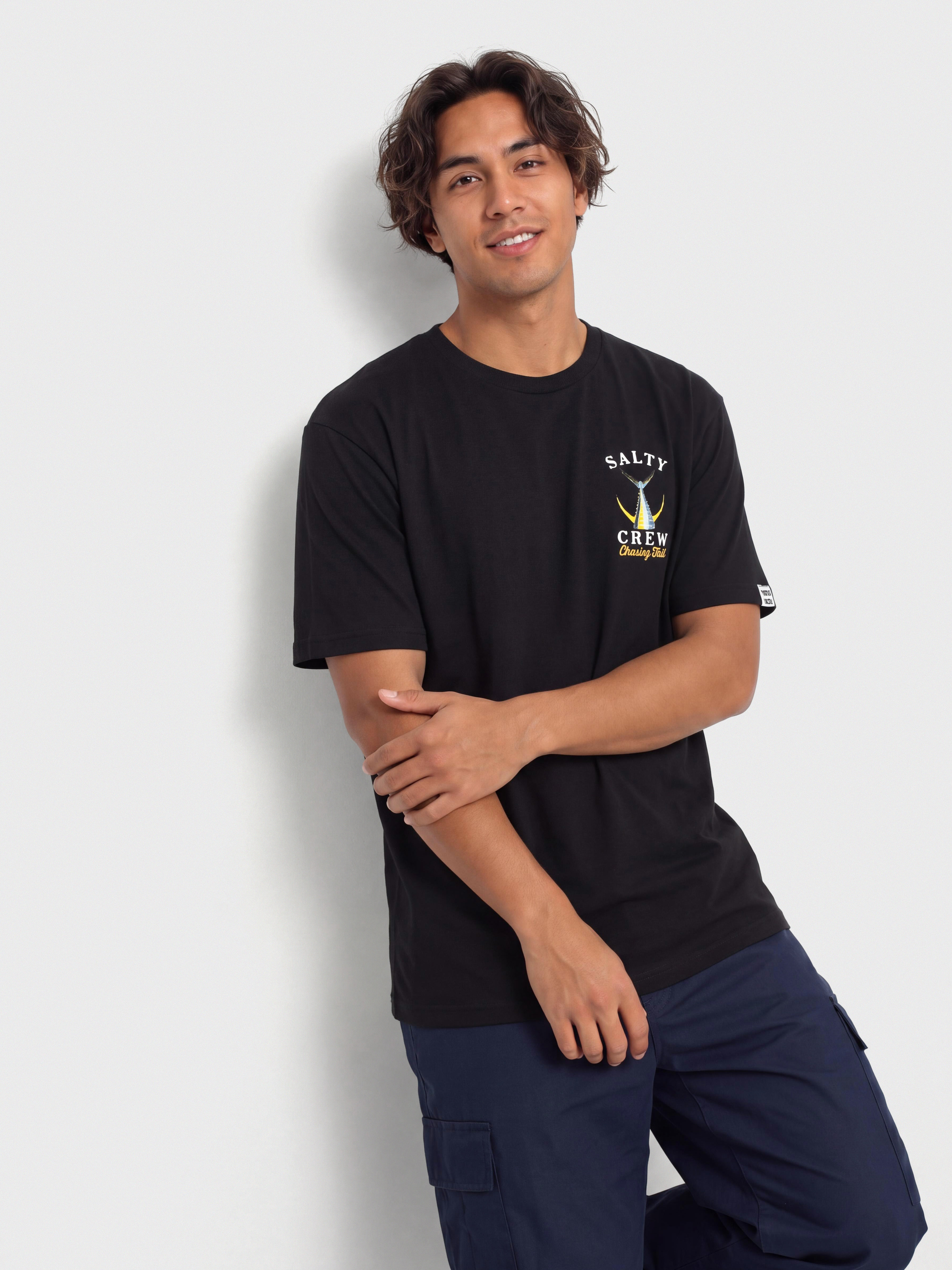 Salty Crew Tricou Tailed (black)
