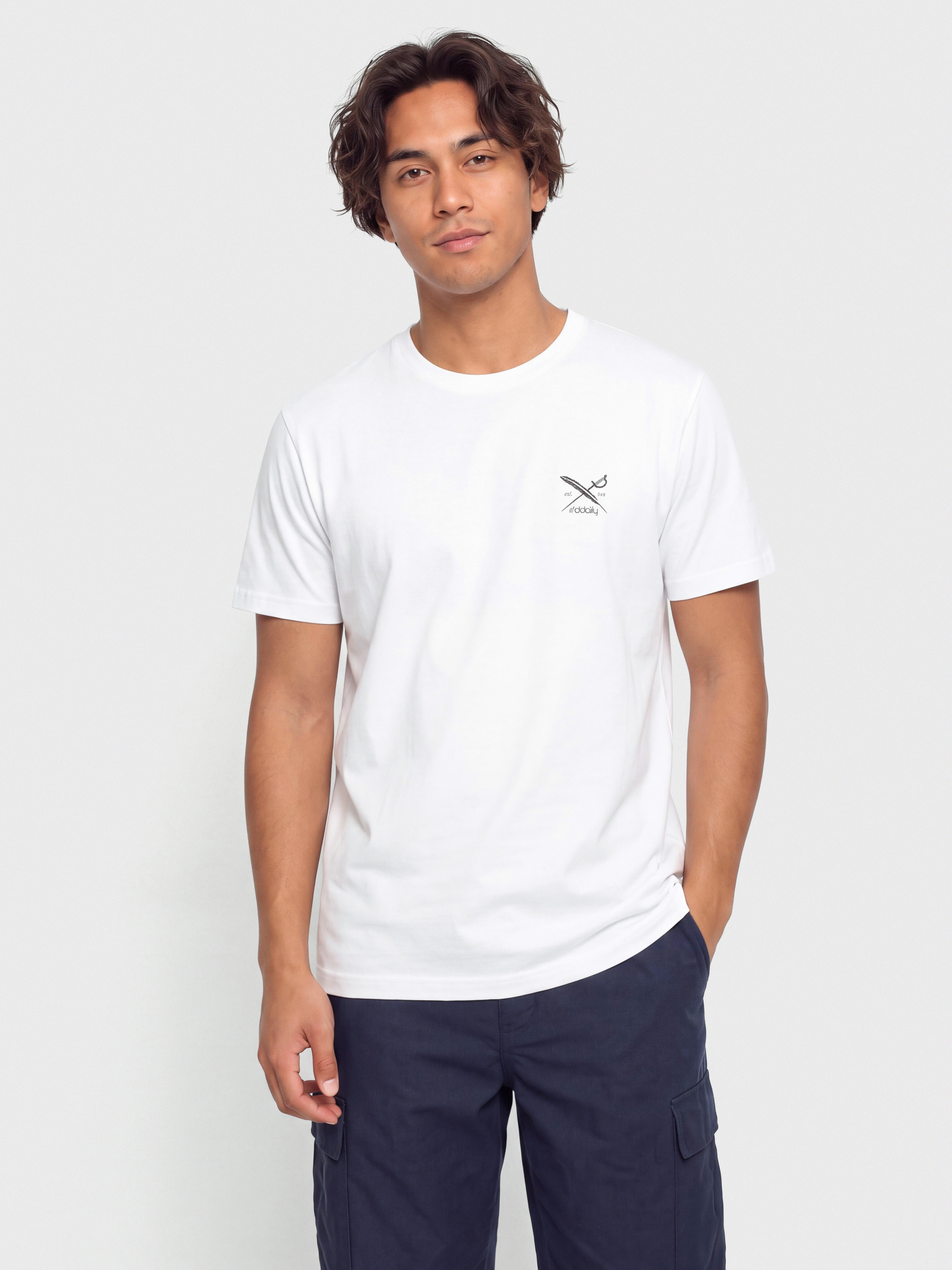 Tricou Iriedaily Chestflag (white)