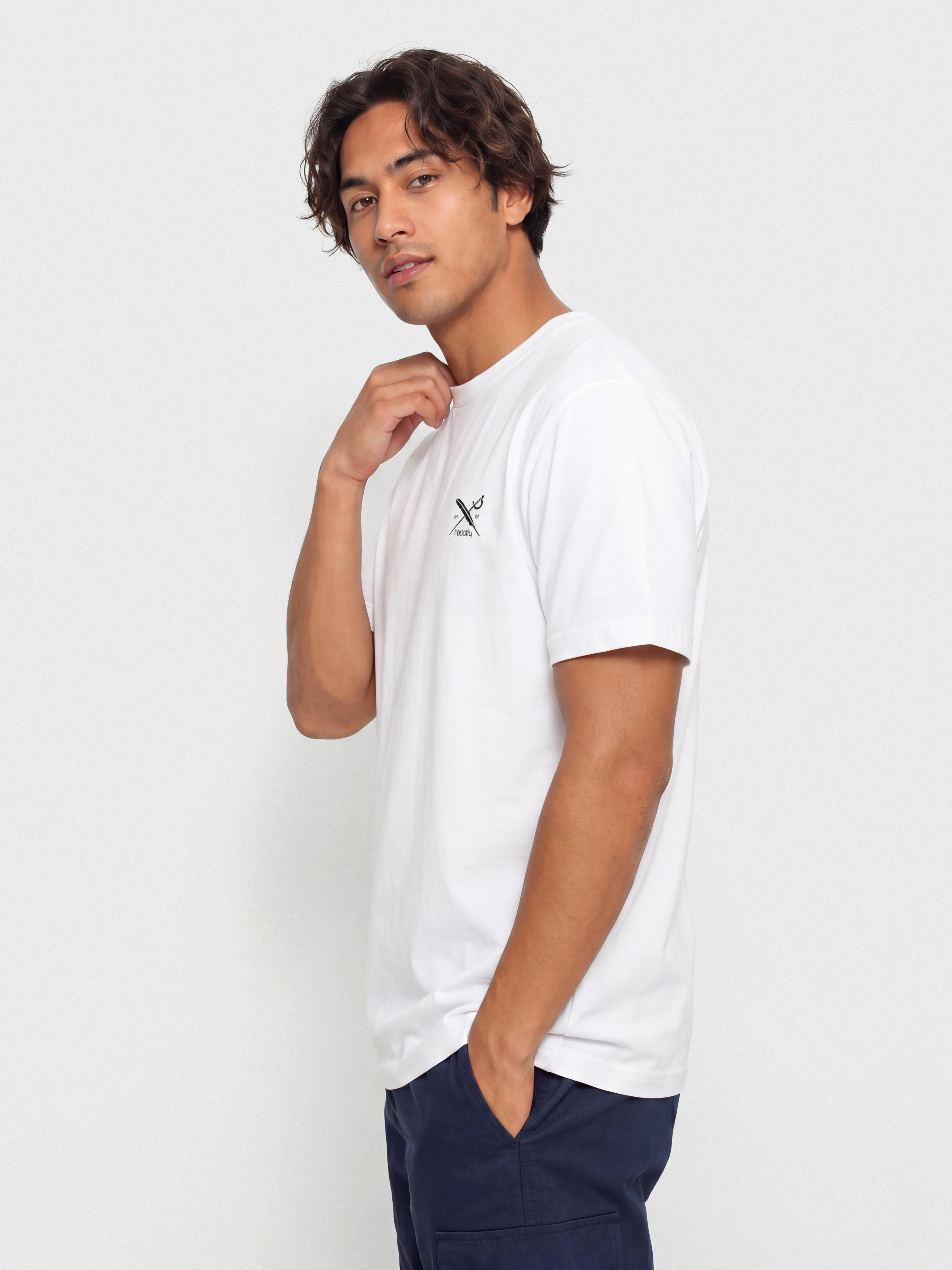 Tricou Iriedaily Chestflag (white)