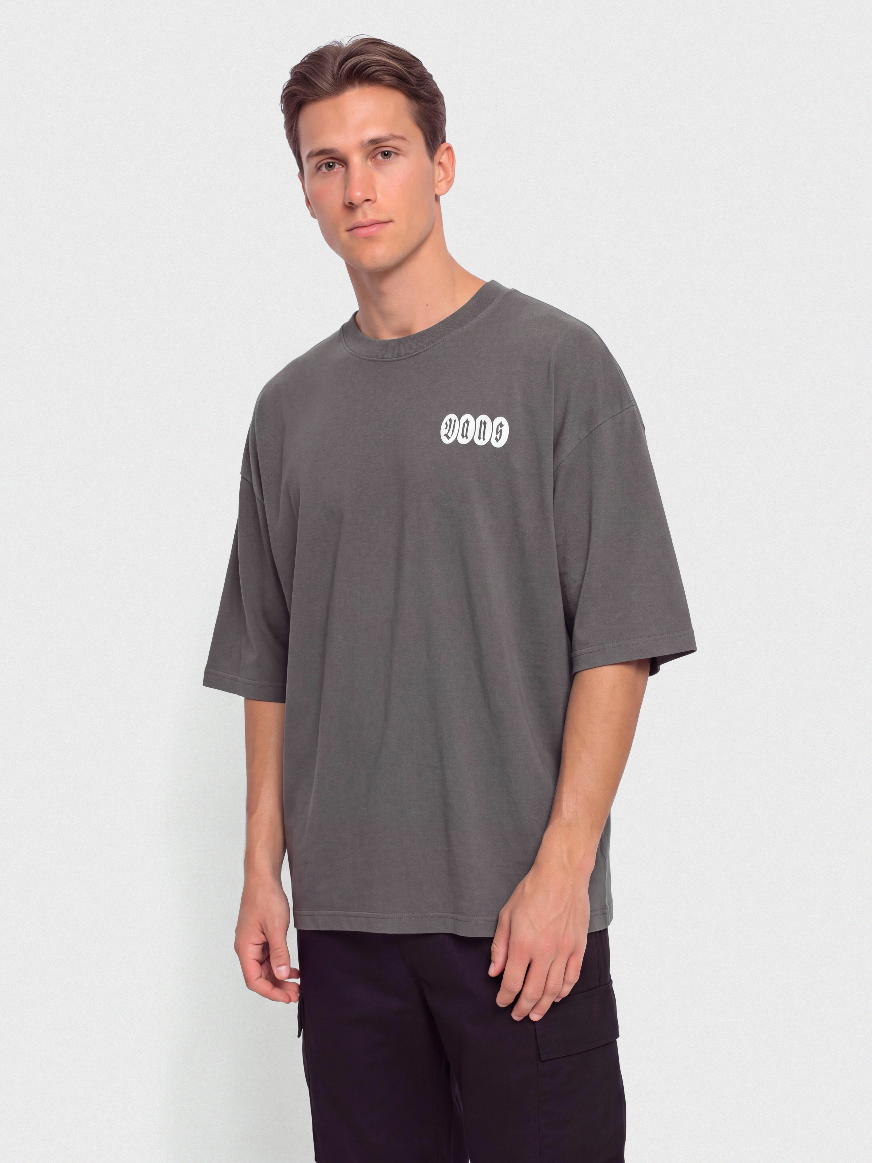 Tricou Vans Earthbound Loose Fit (mountain essentials asphalt)