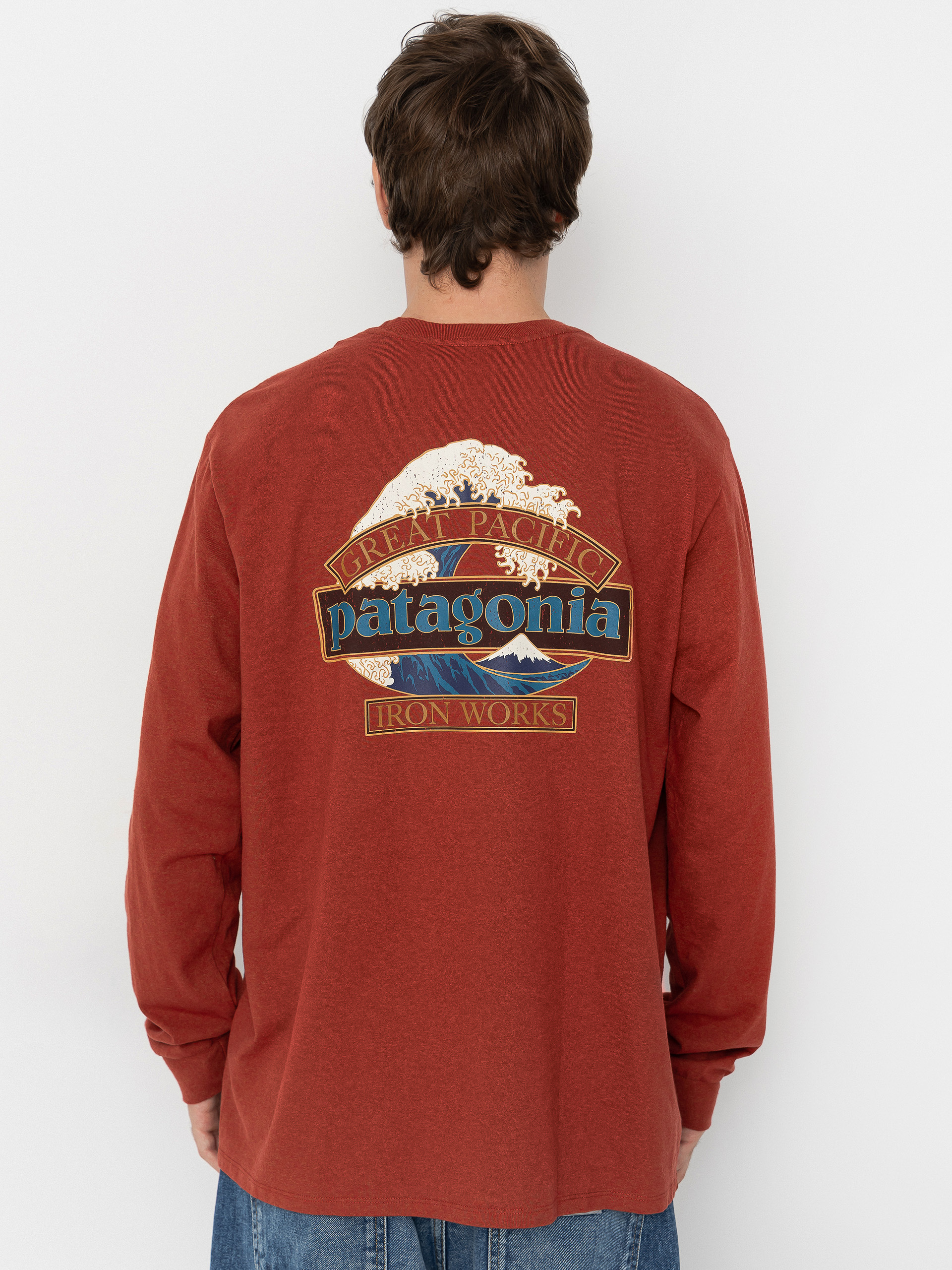 Longsleeve Patagonia Great Waves Responsibili (rusty red)