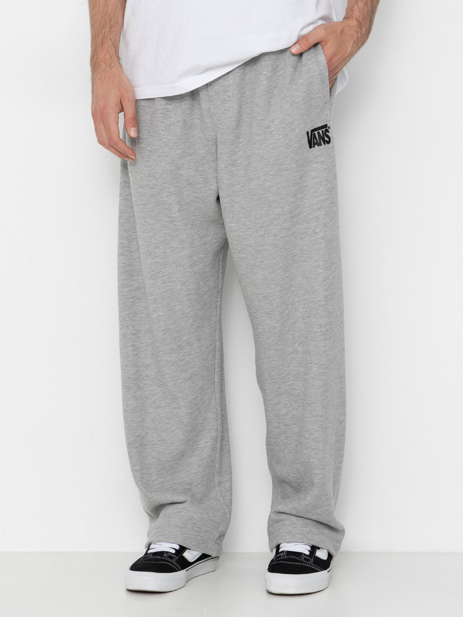 Pantaloni Vans Stretch Logo Straight Leg (cement heather)