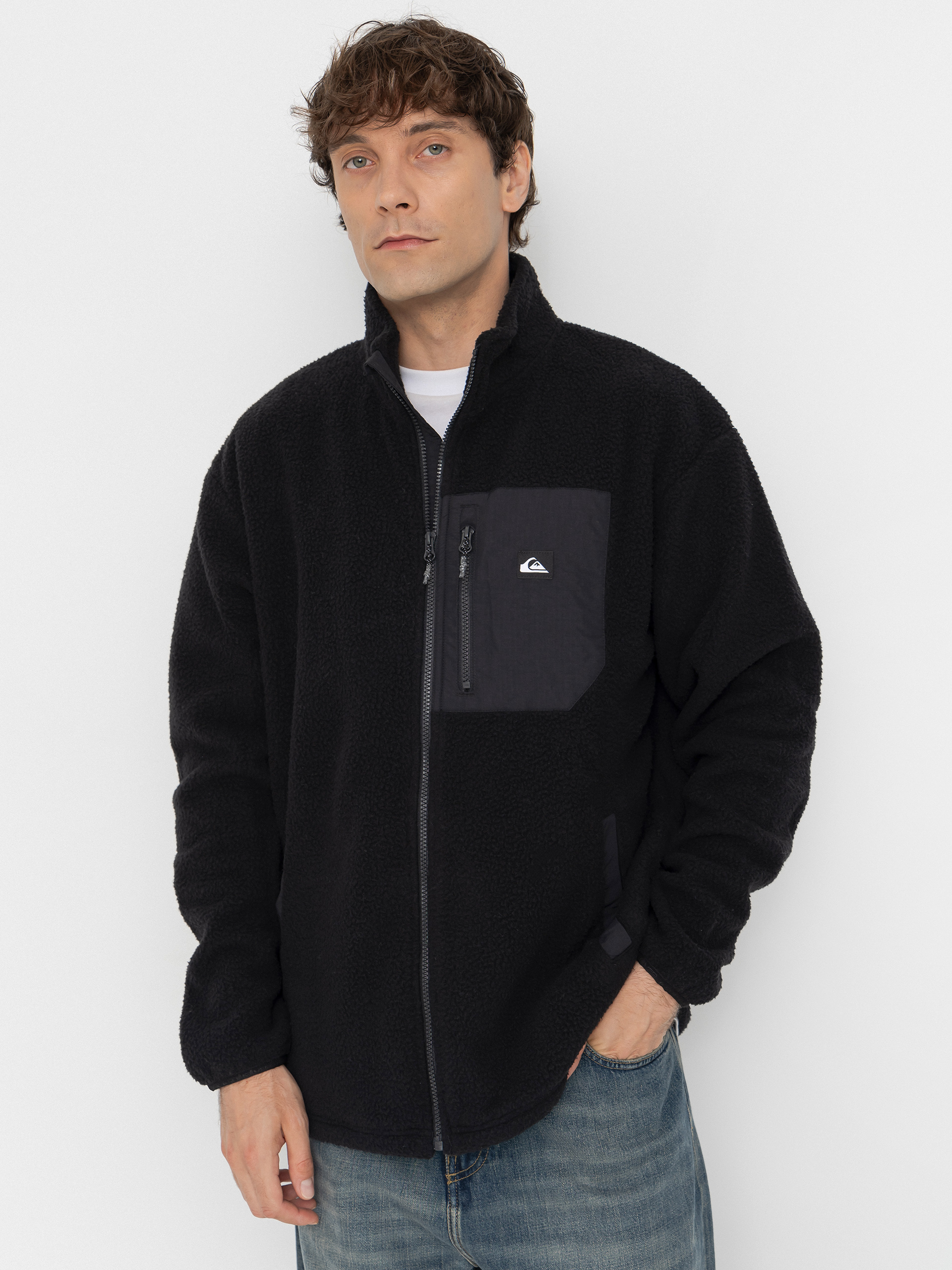 Hanorac din fleece Quiksilver Clean Coast Fz